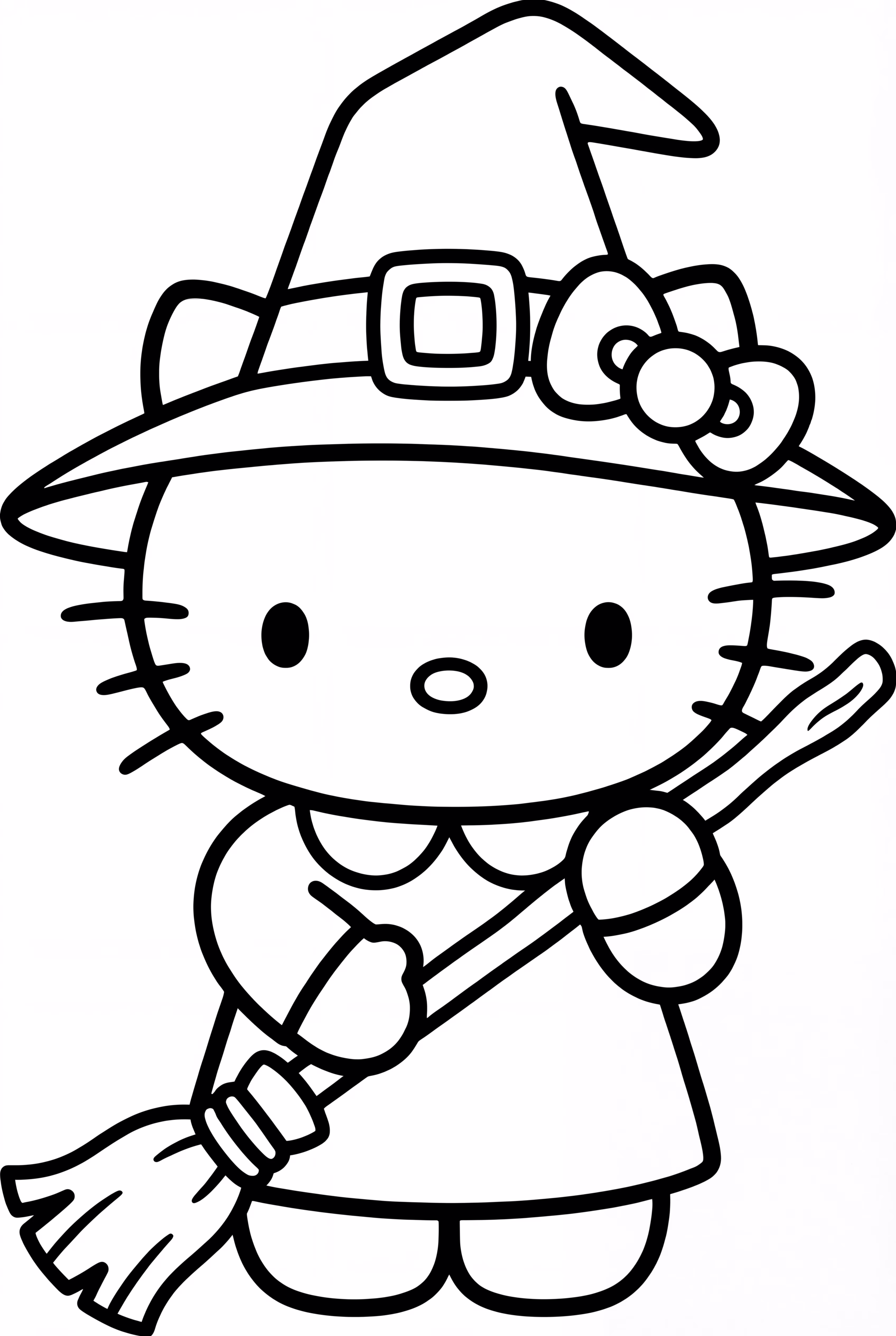 Hello Kitty In A Witch Hat