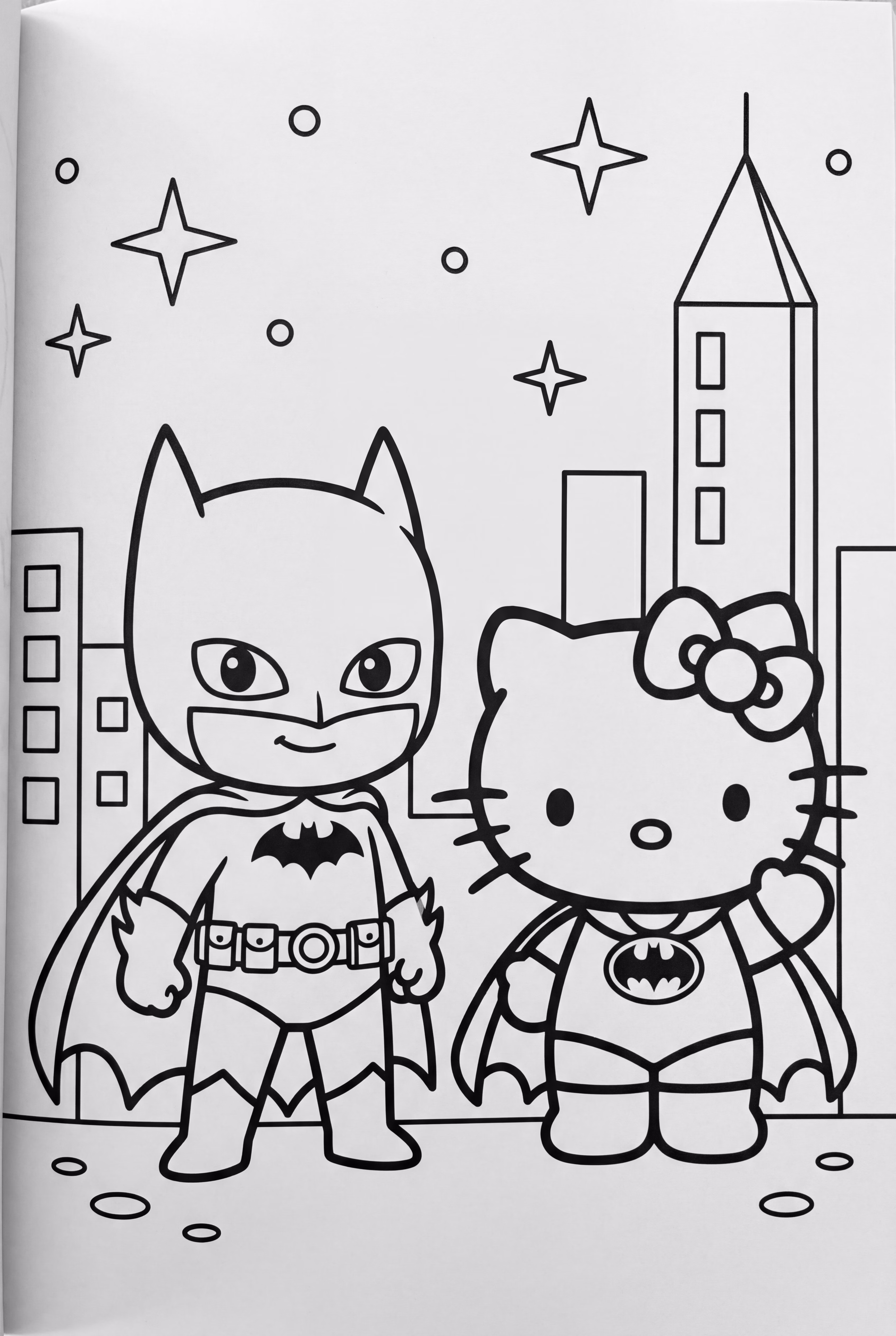 Hello Kitty Meets Batman