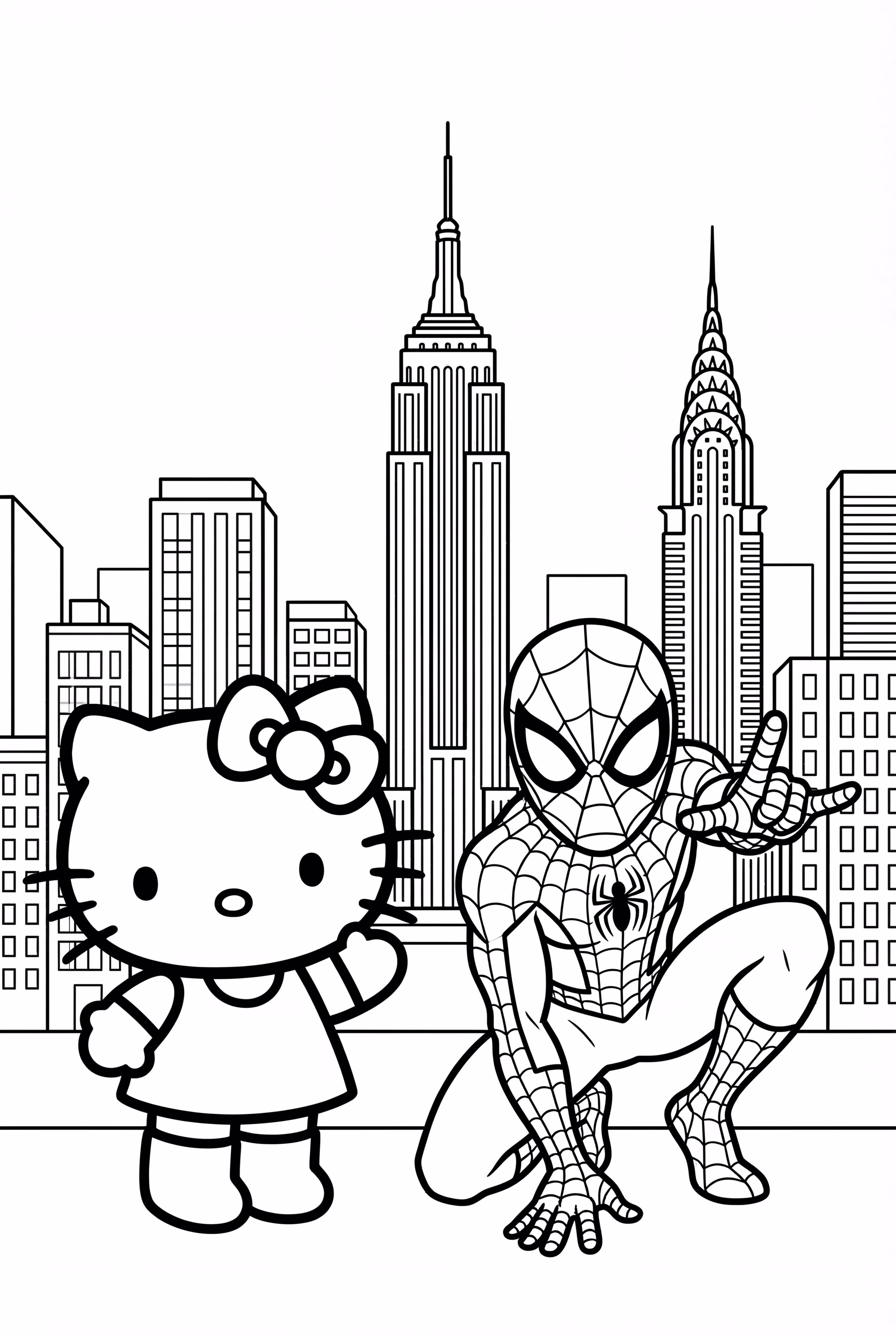 凯蒂猫遇见蜘蛛侠