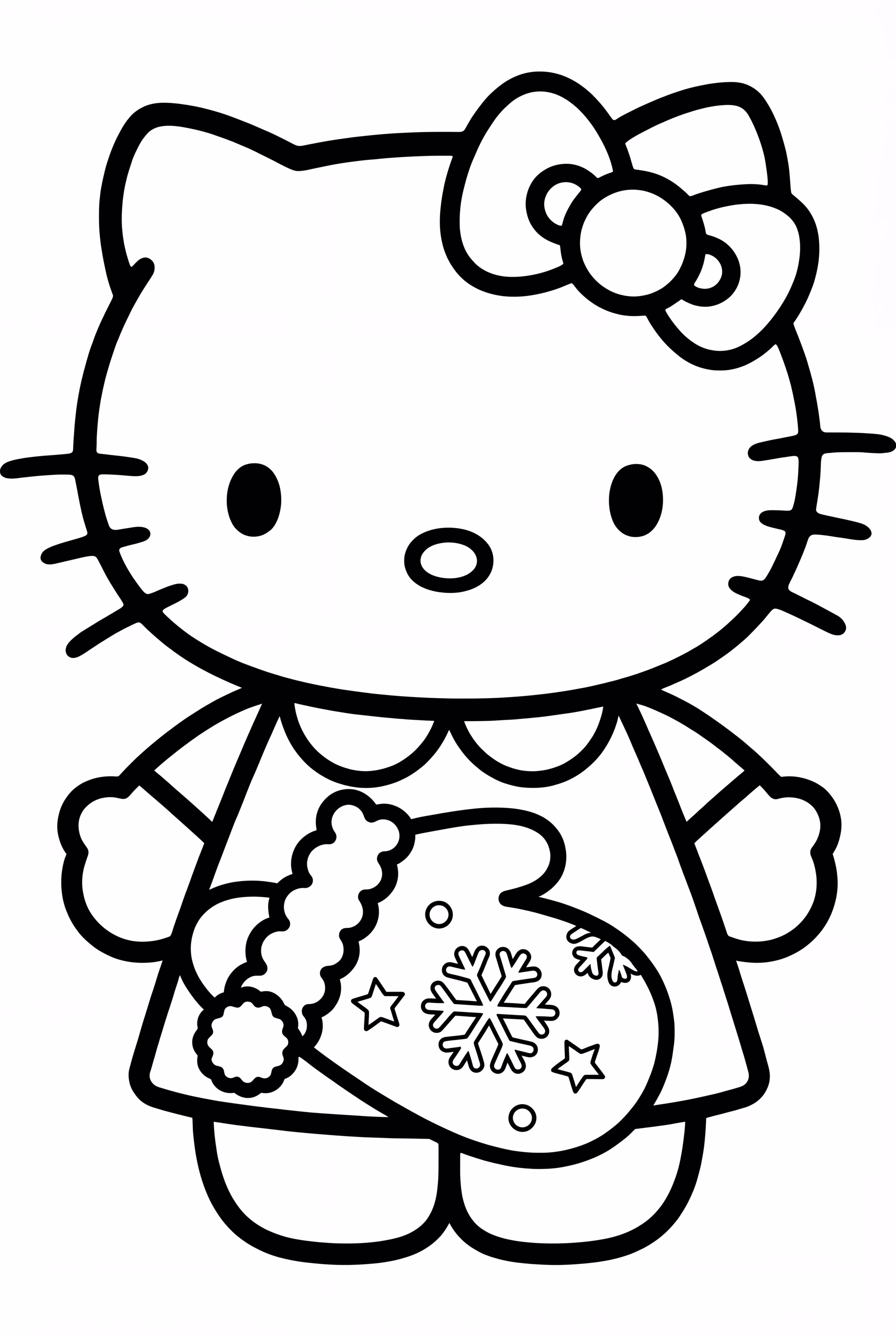 Hello Kitty's Christmas Mitten