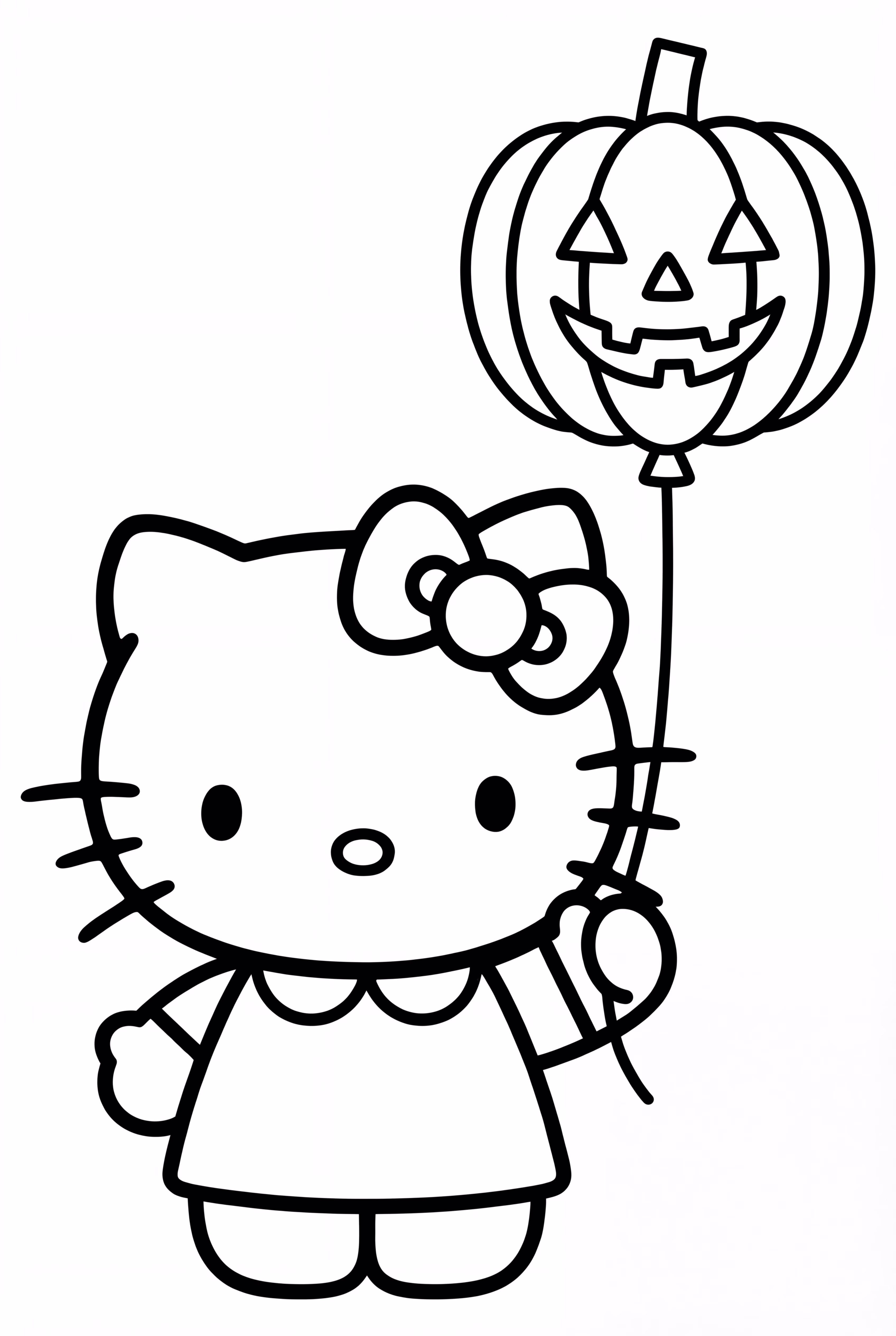 Hello Kitty's Halloween Balloon
