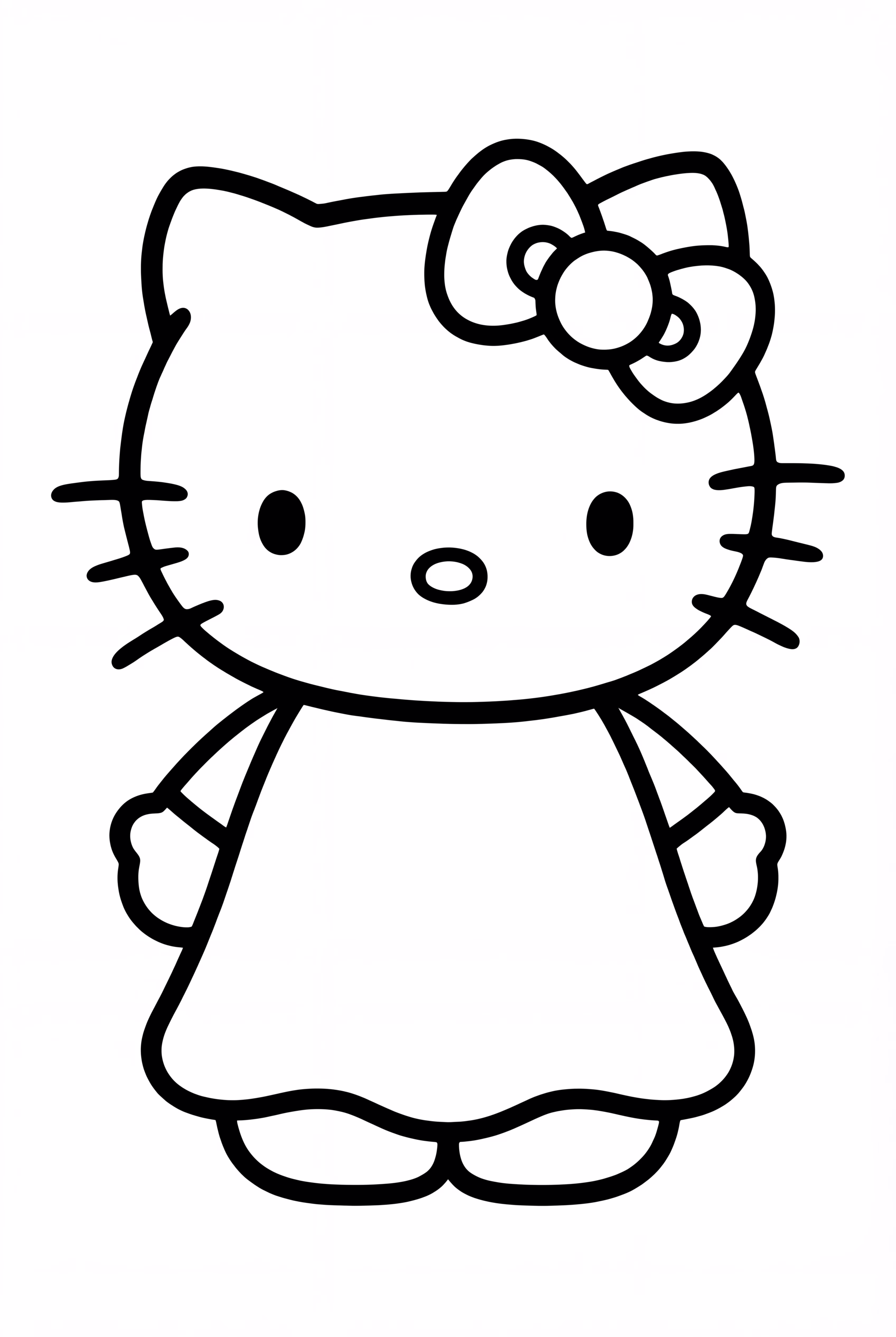 Hello Kitty's Simple Ghost Costume