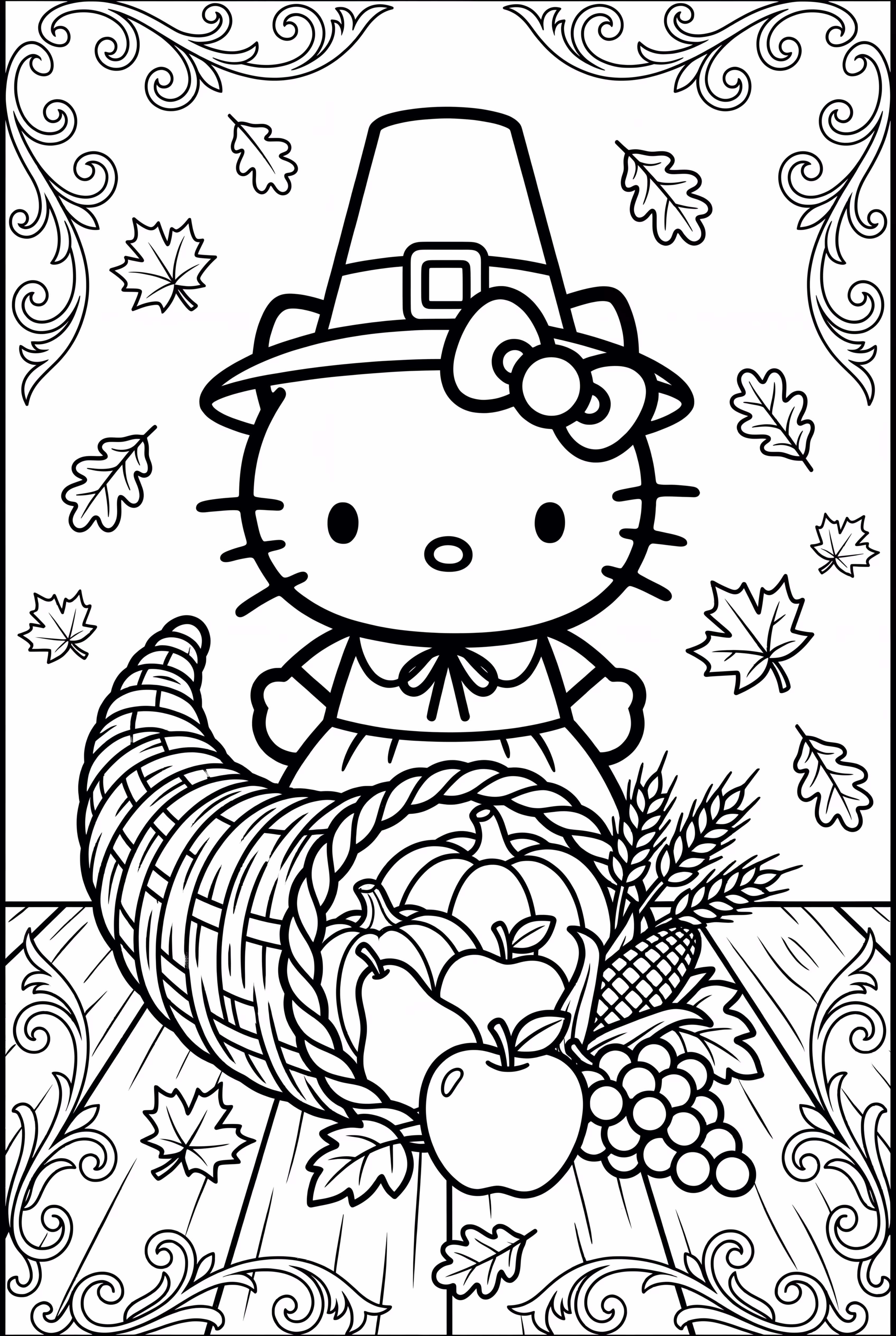 Hello Kitty 感恩節豐收滿滿的牛角麵包