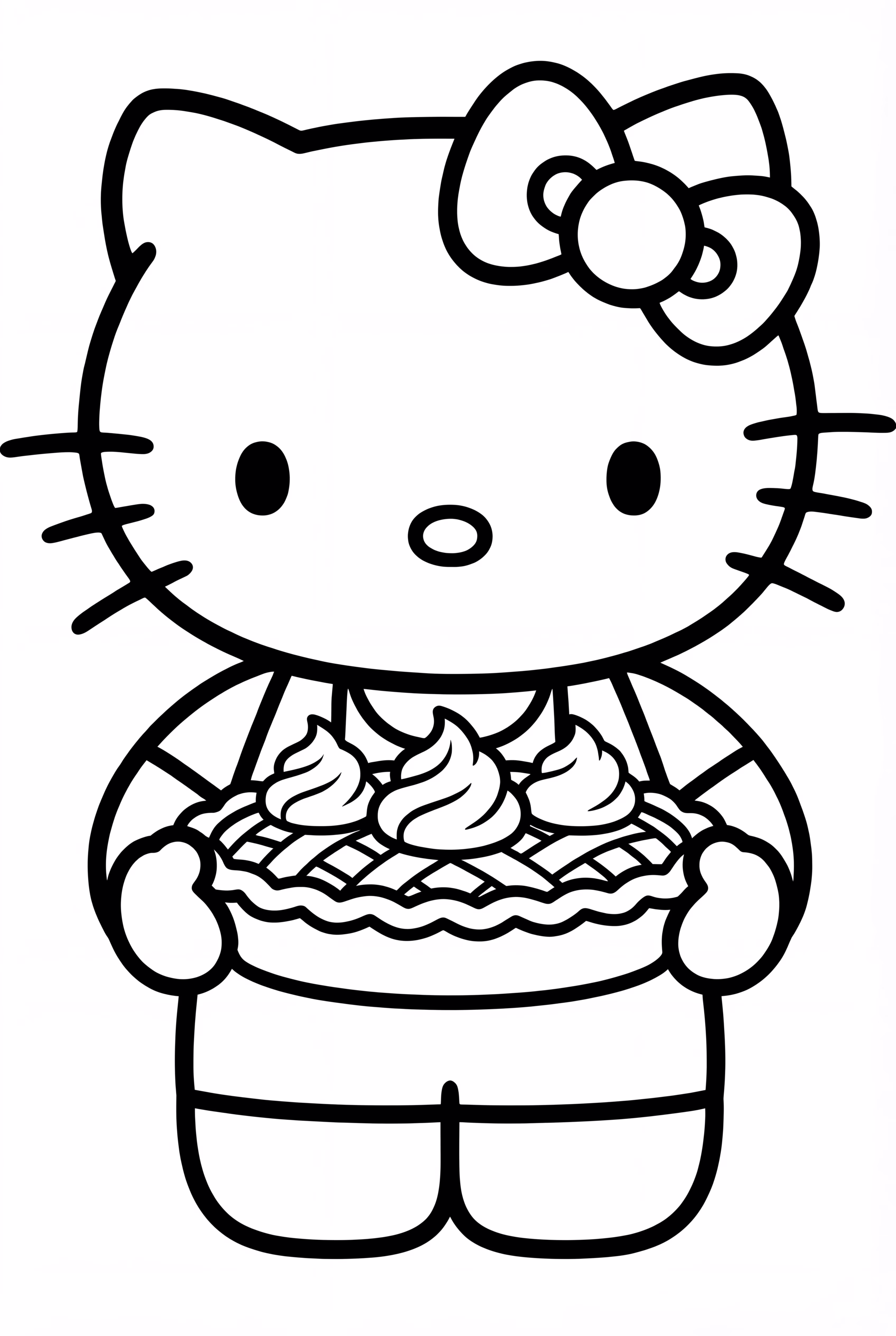 Hello Kitty Thanksgiving And A Slice Of Pie