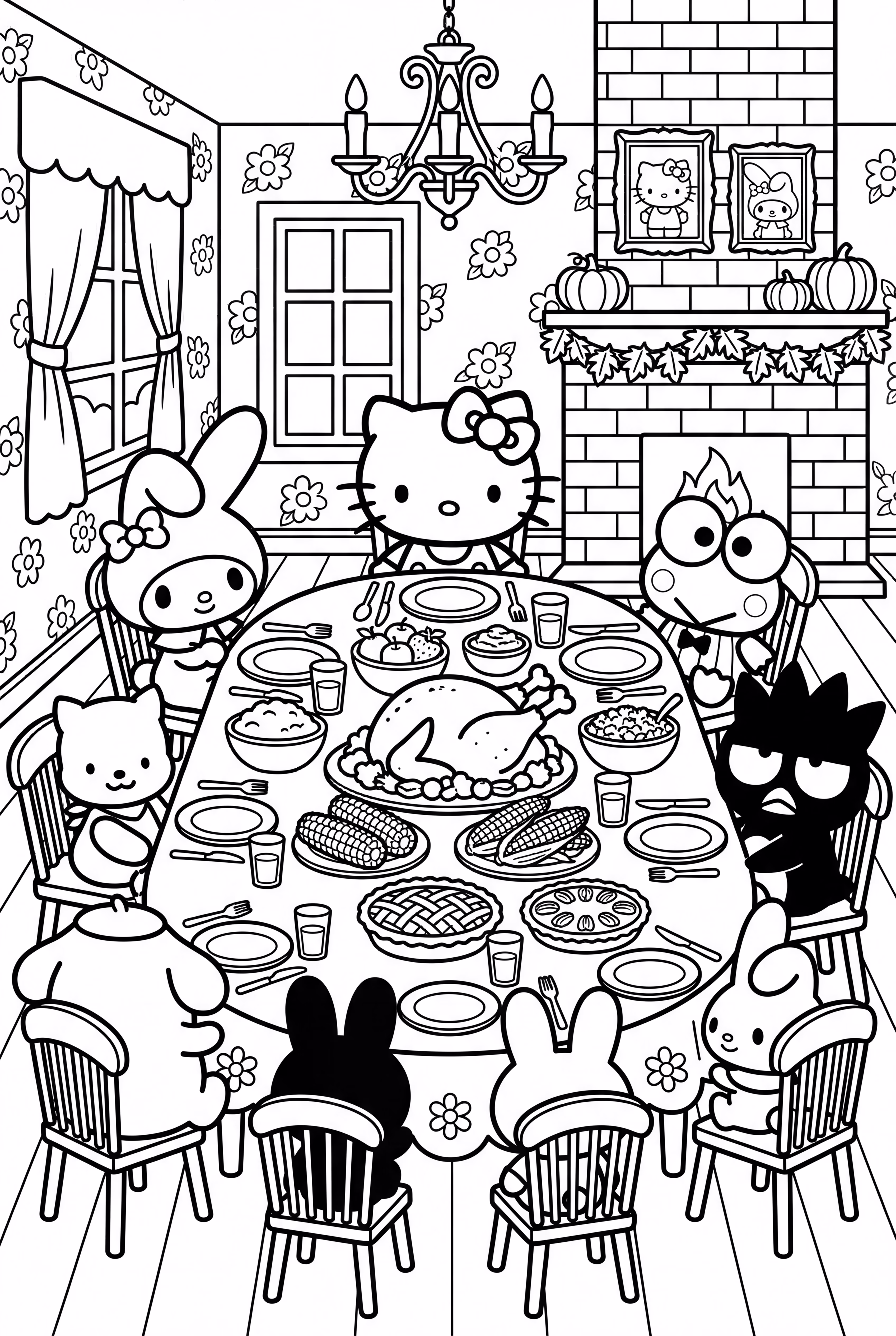 Hello Kitty Thanksgiving Grand Family Feast