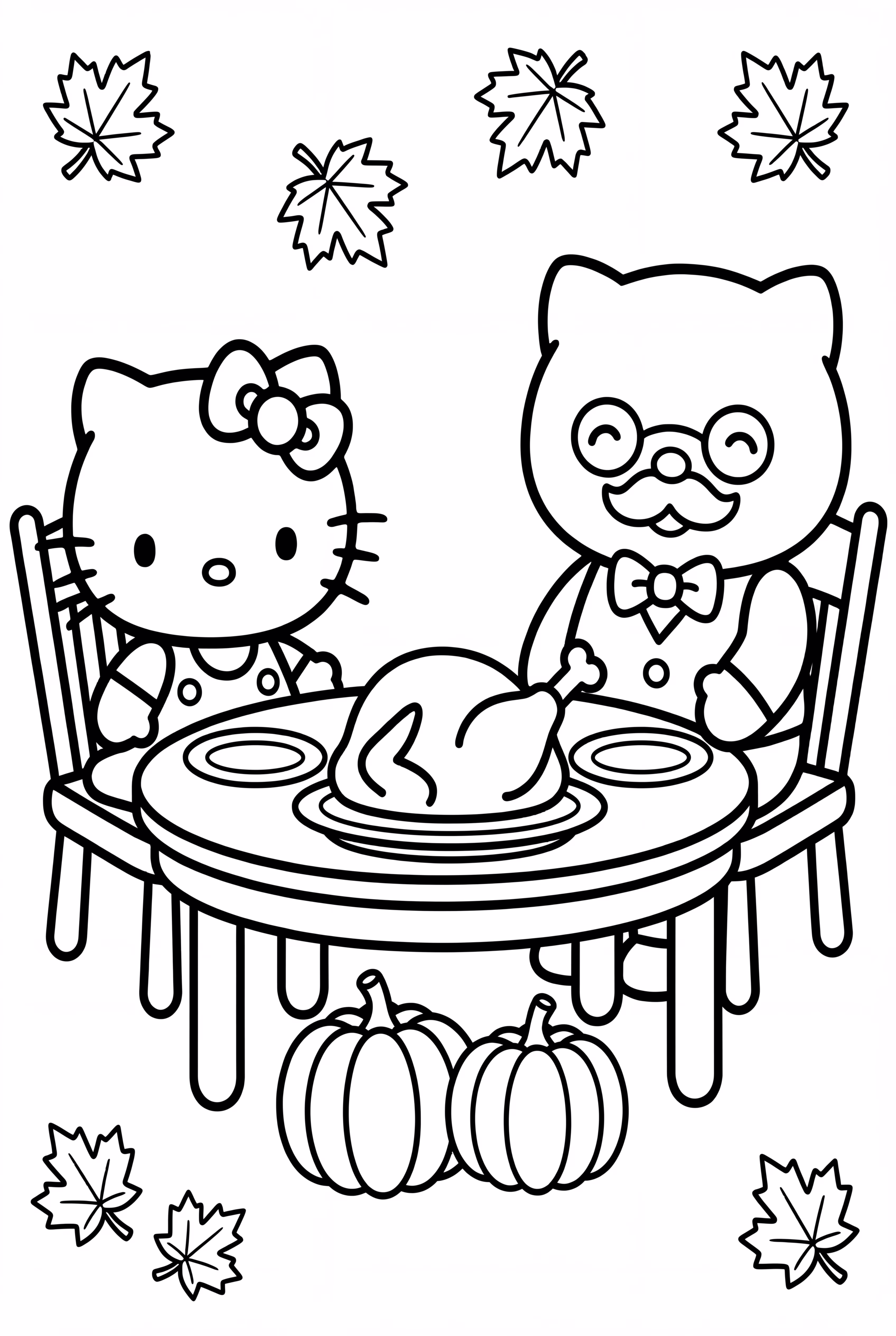 Hello Kitty Thanksgiving With Papa George