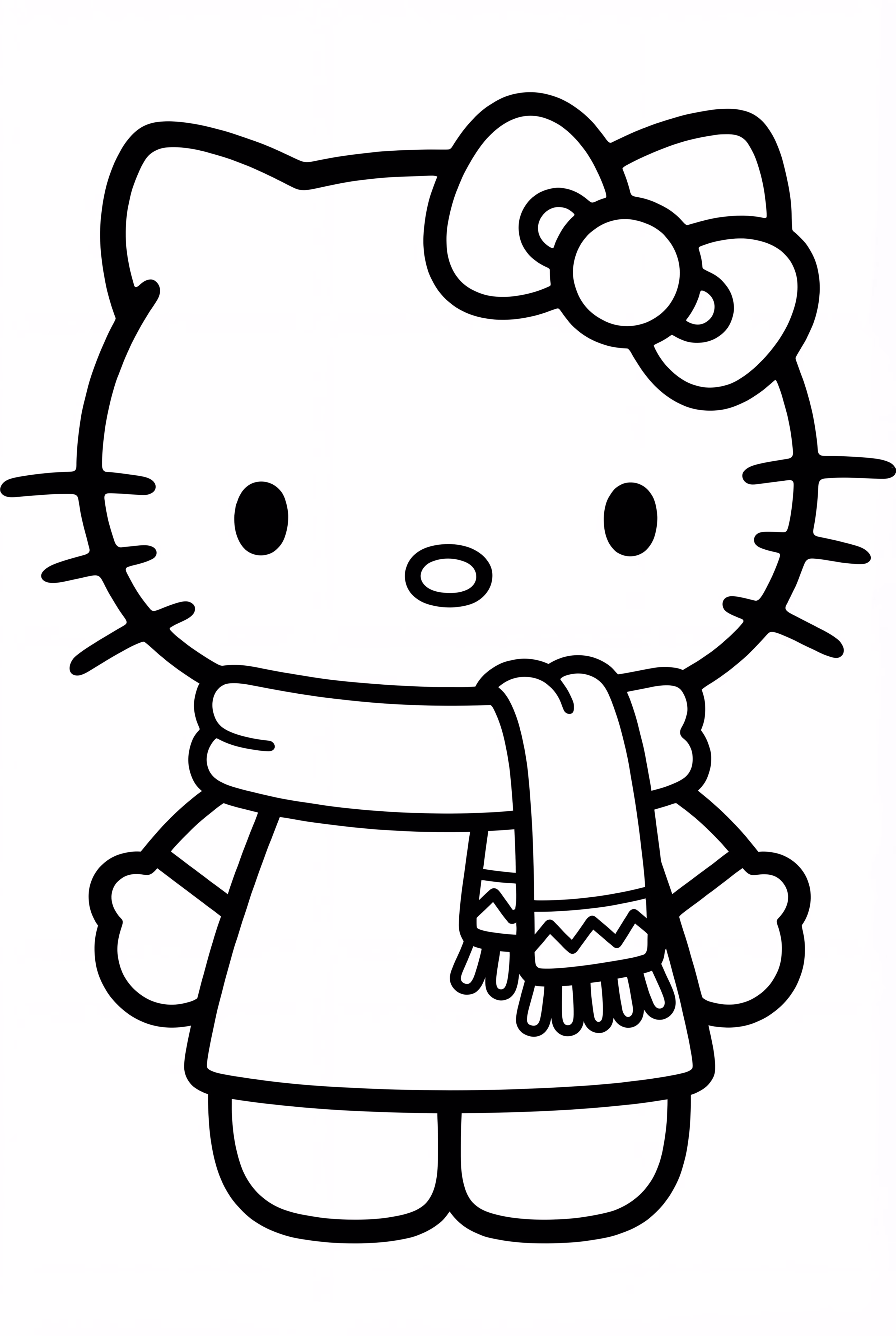 Hello Kitty con Bufanda de Invierno