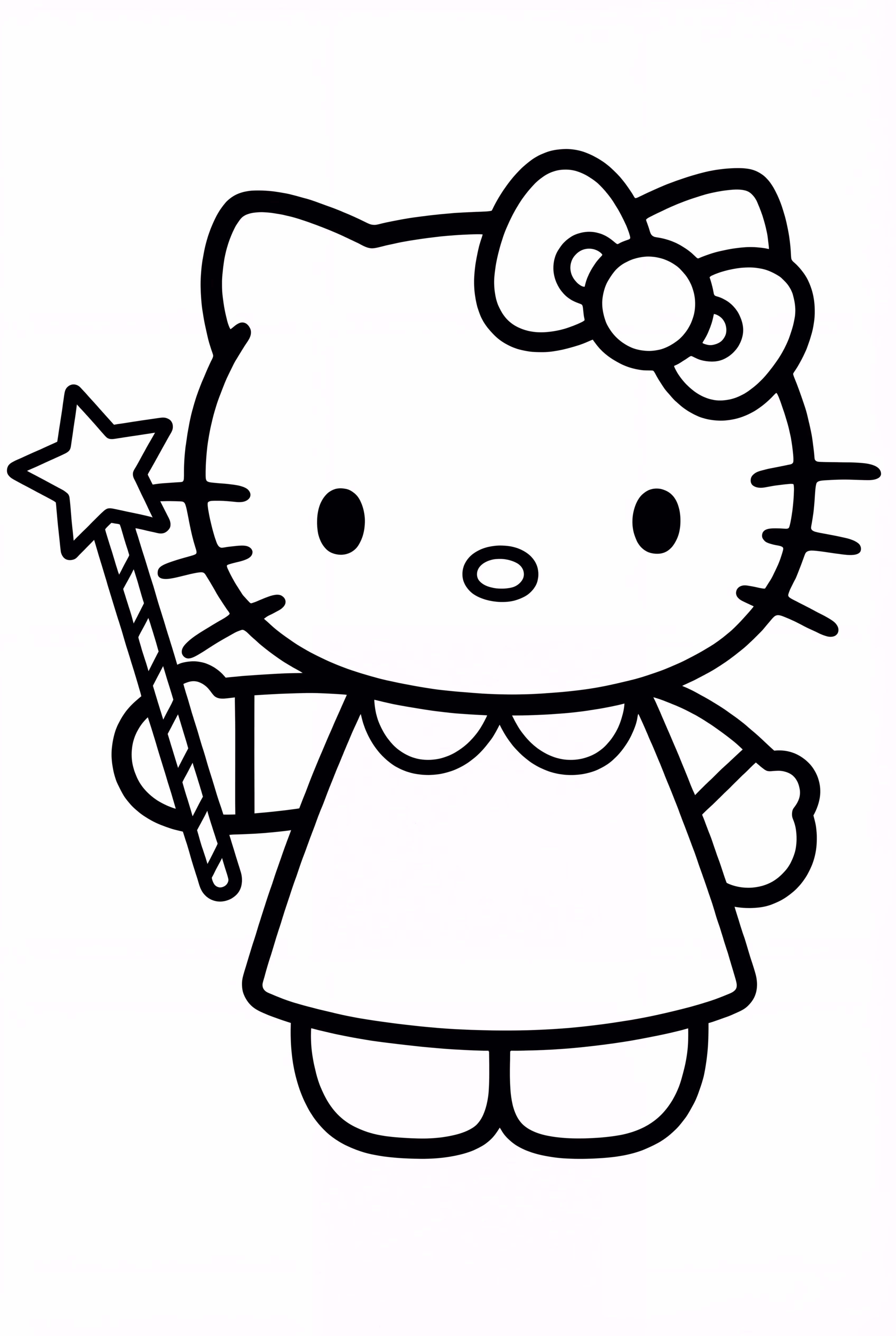 Hello Kitty With A Magic Wand