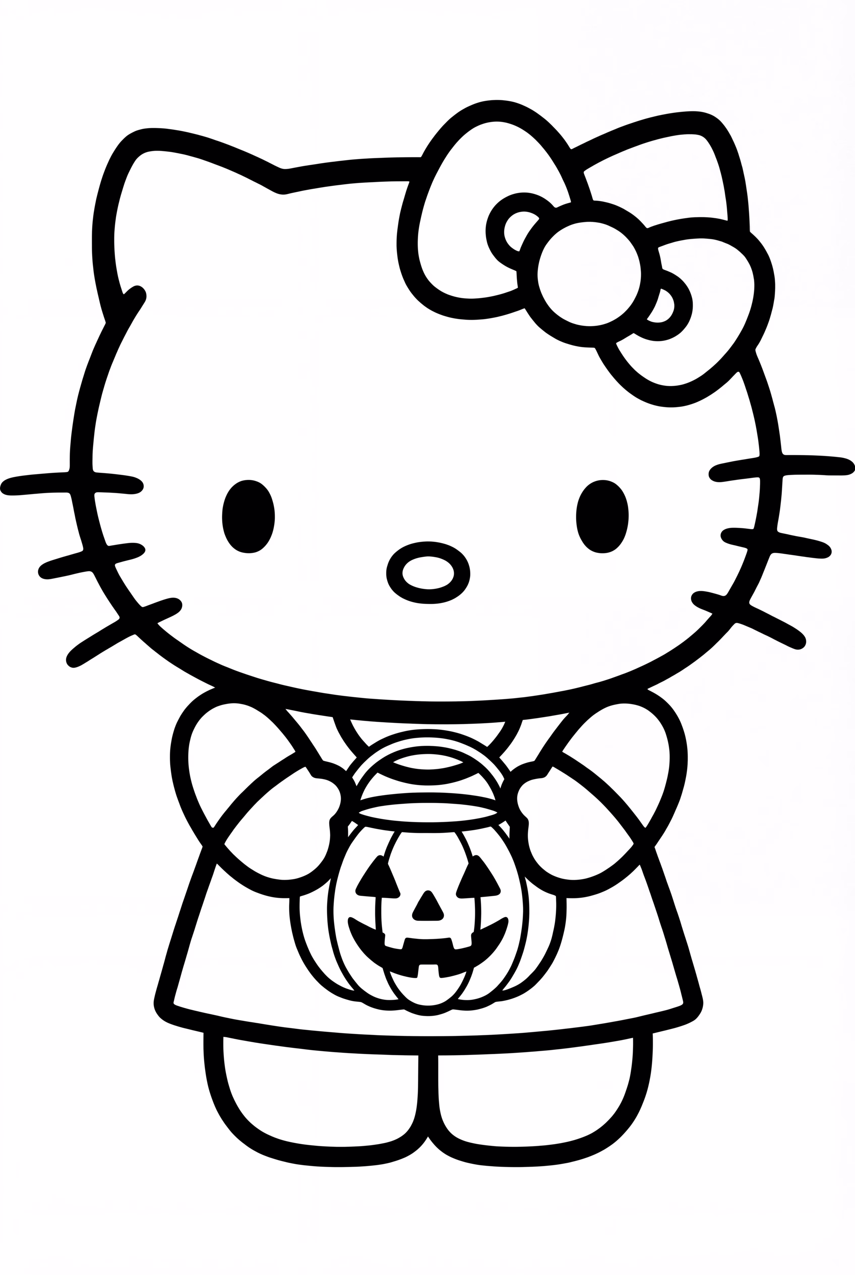 Hello Kitty With A Small Candy Bucket