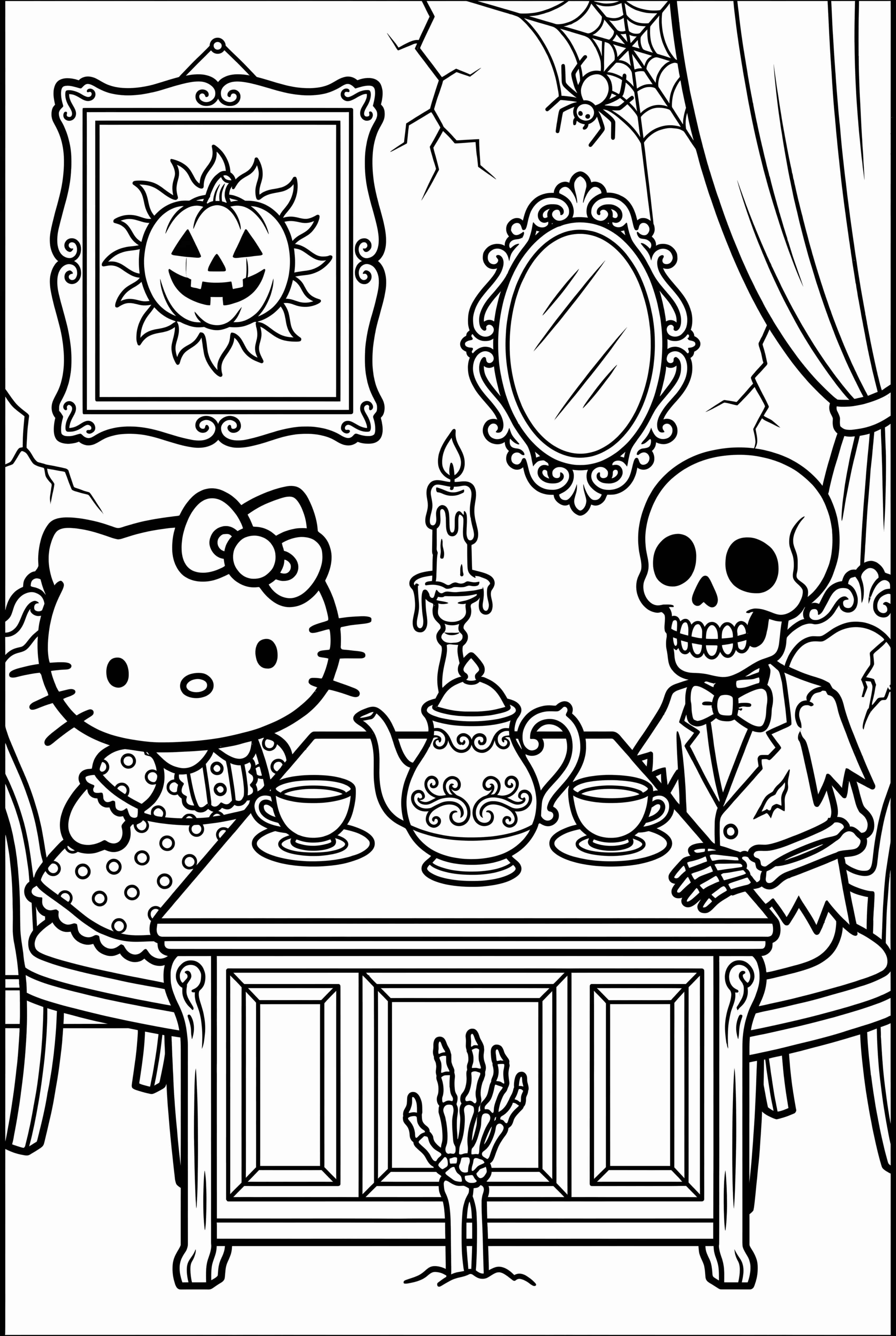 Hello Kitty Zombie Tea Party