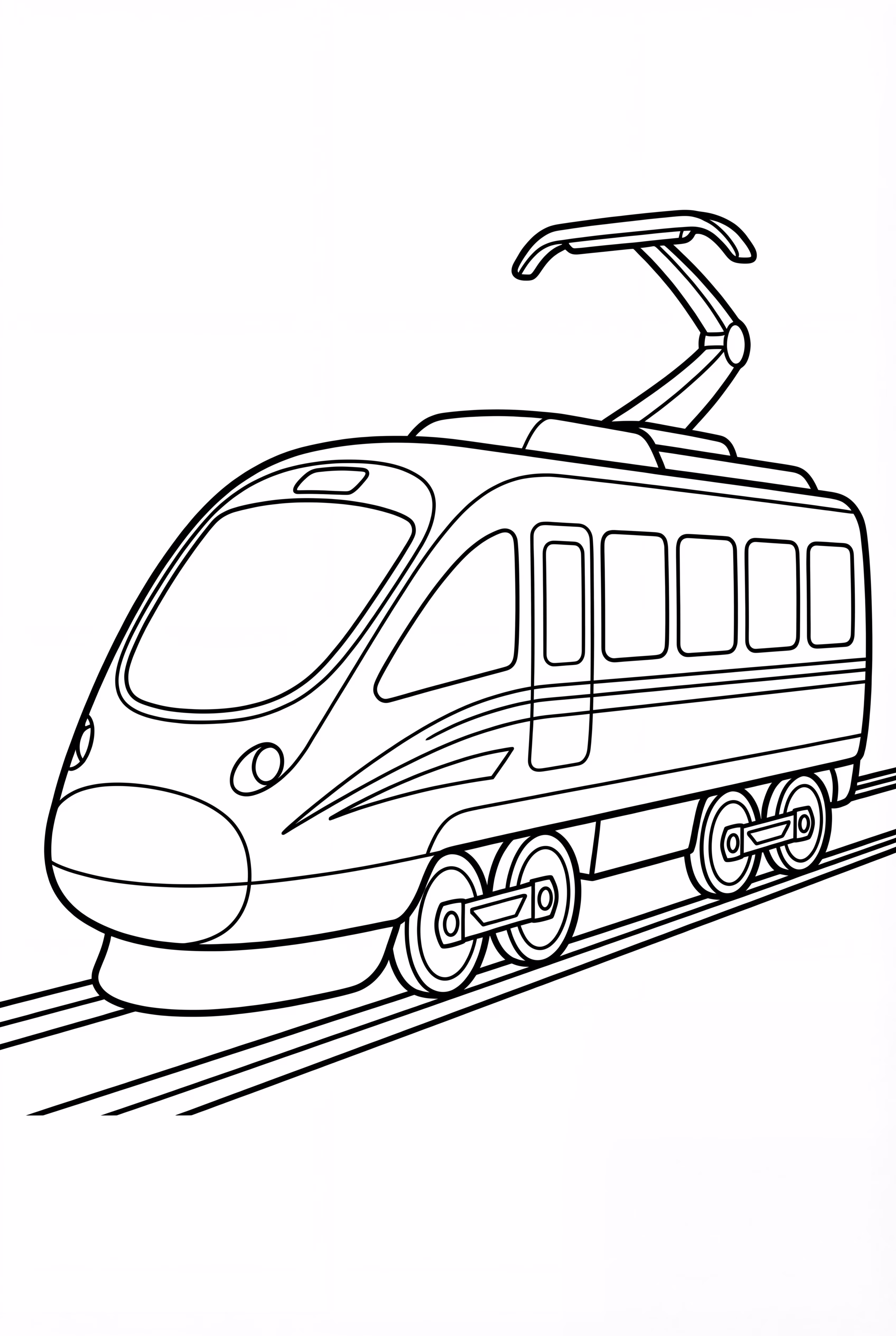 阳光田野里的高速列车