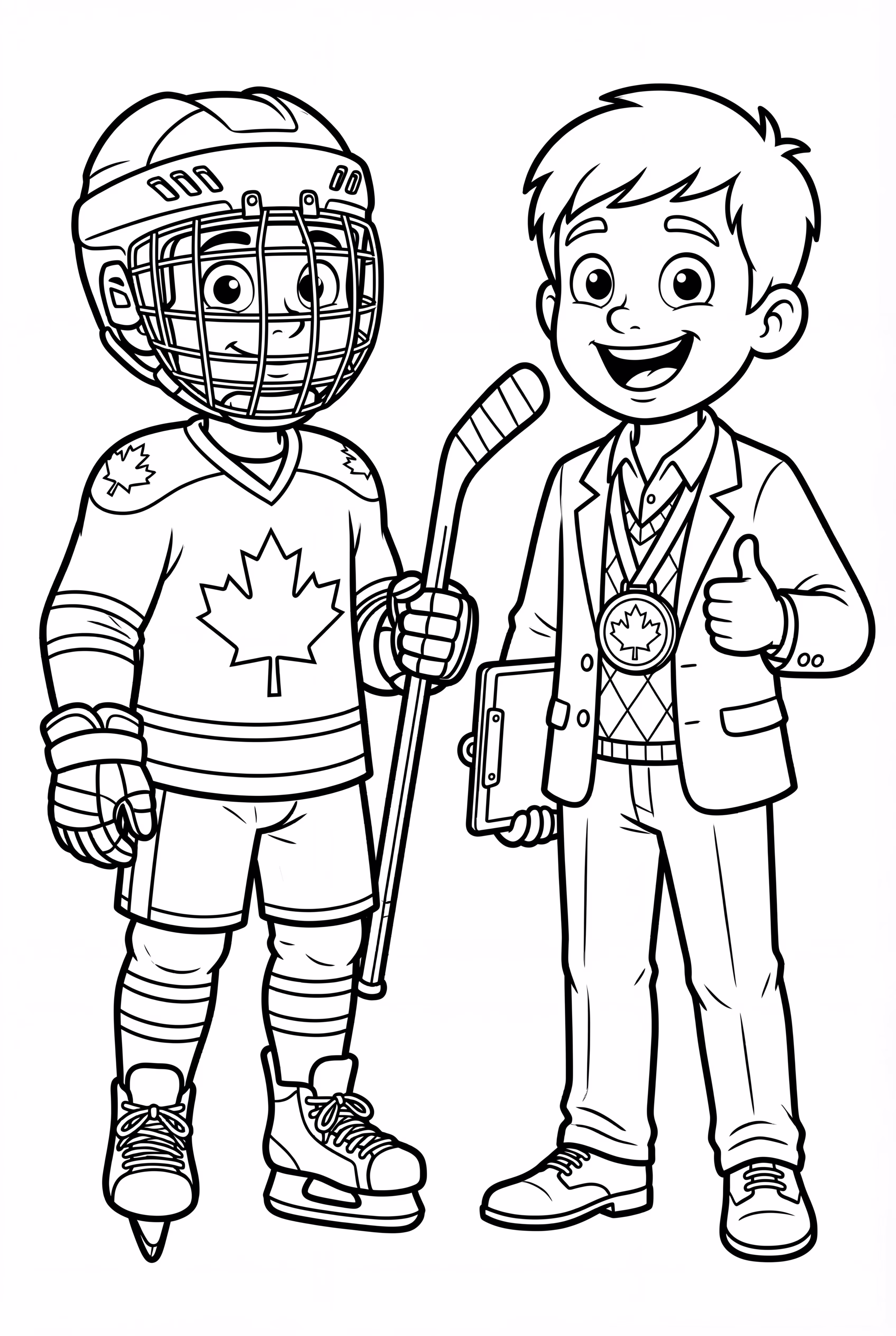 Hockey Medal Ceremony Celebration