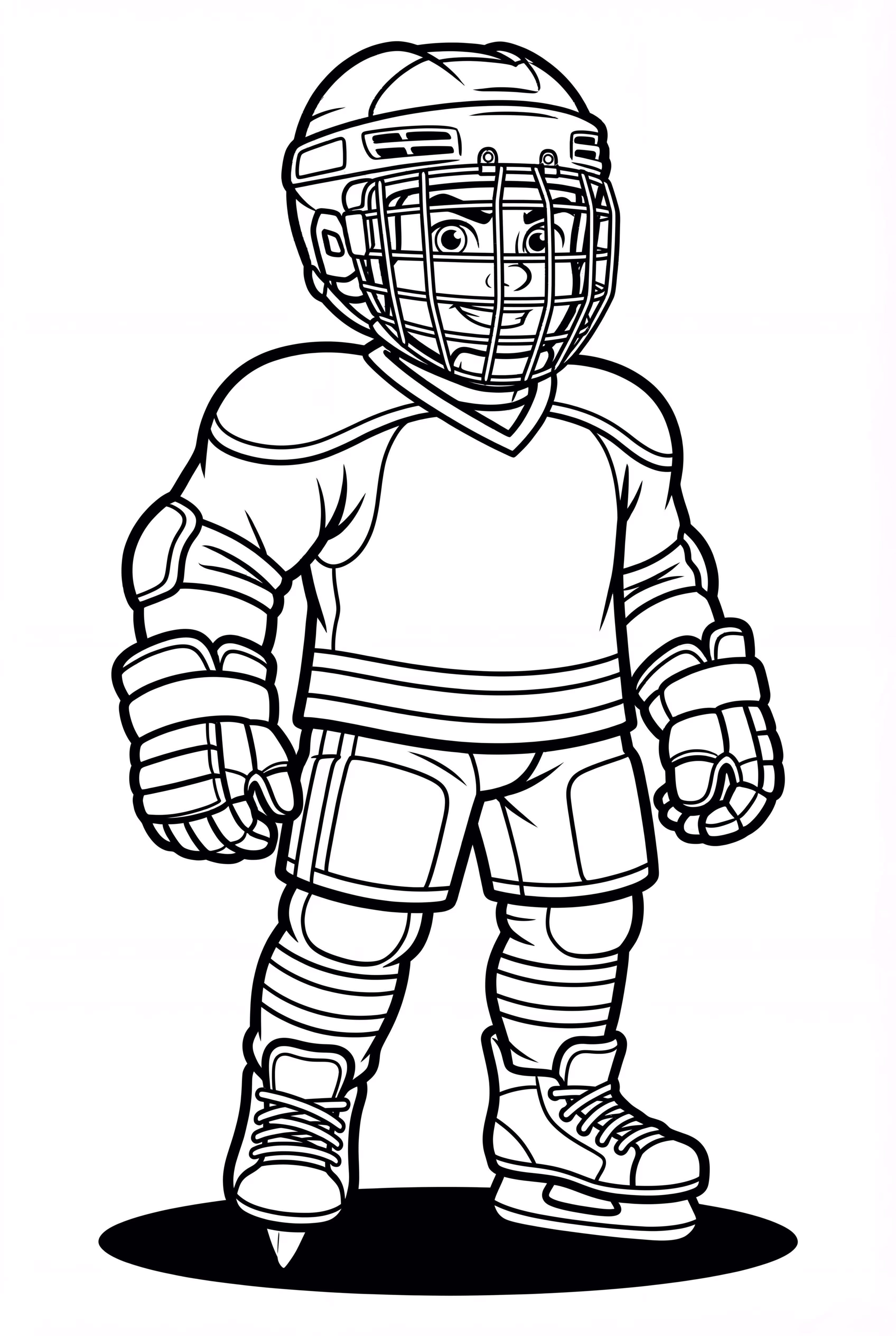 Hockey Uniform And Protective Gear