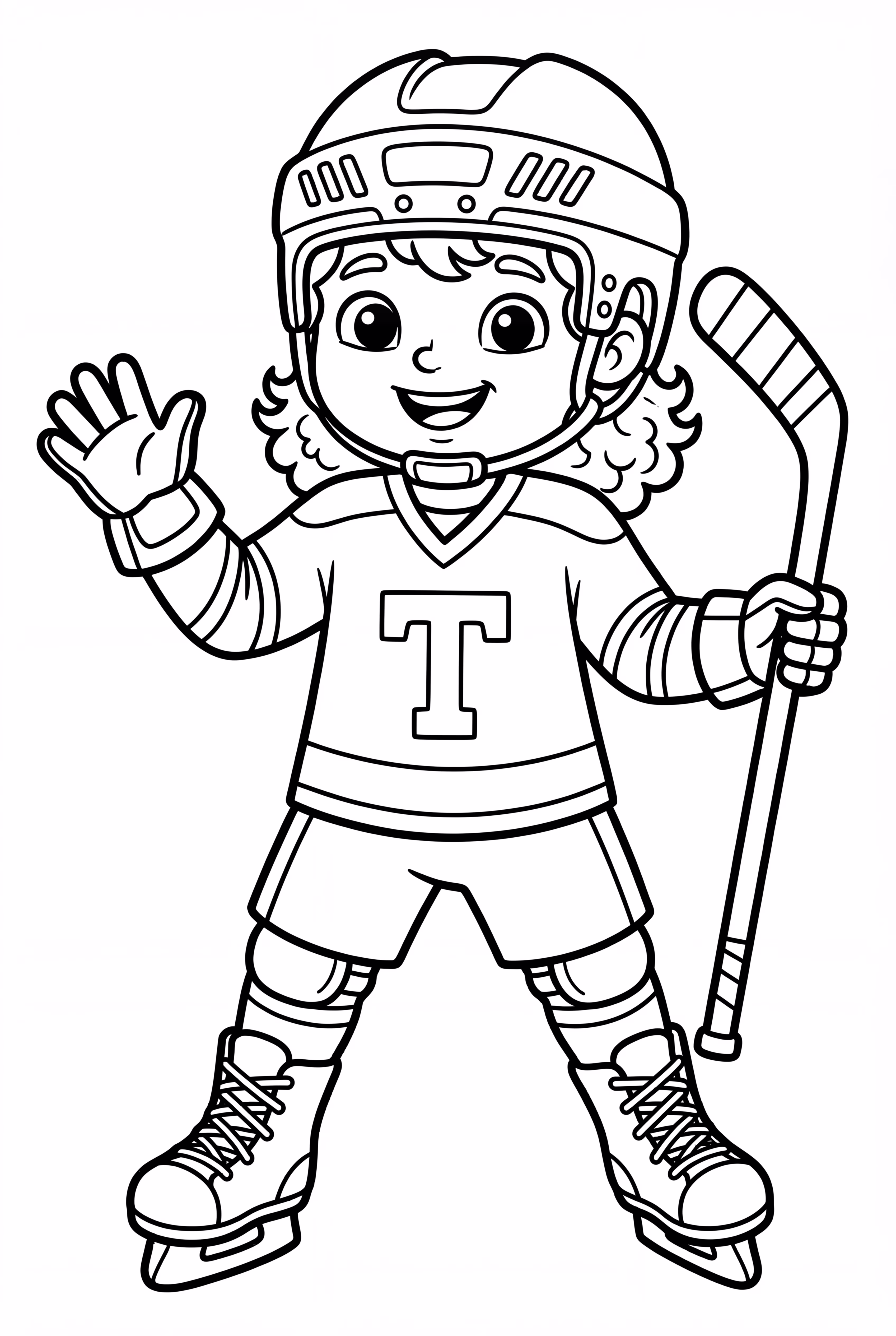 Hockey Uniform And Protective Gear