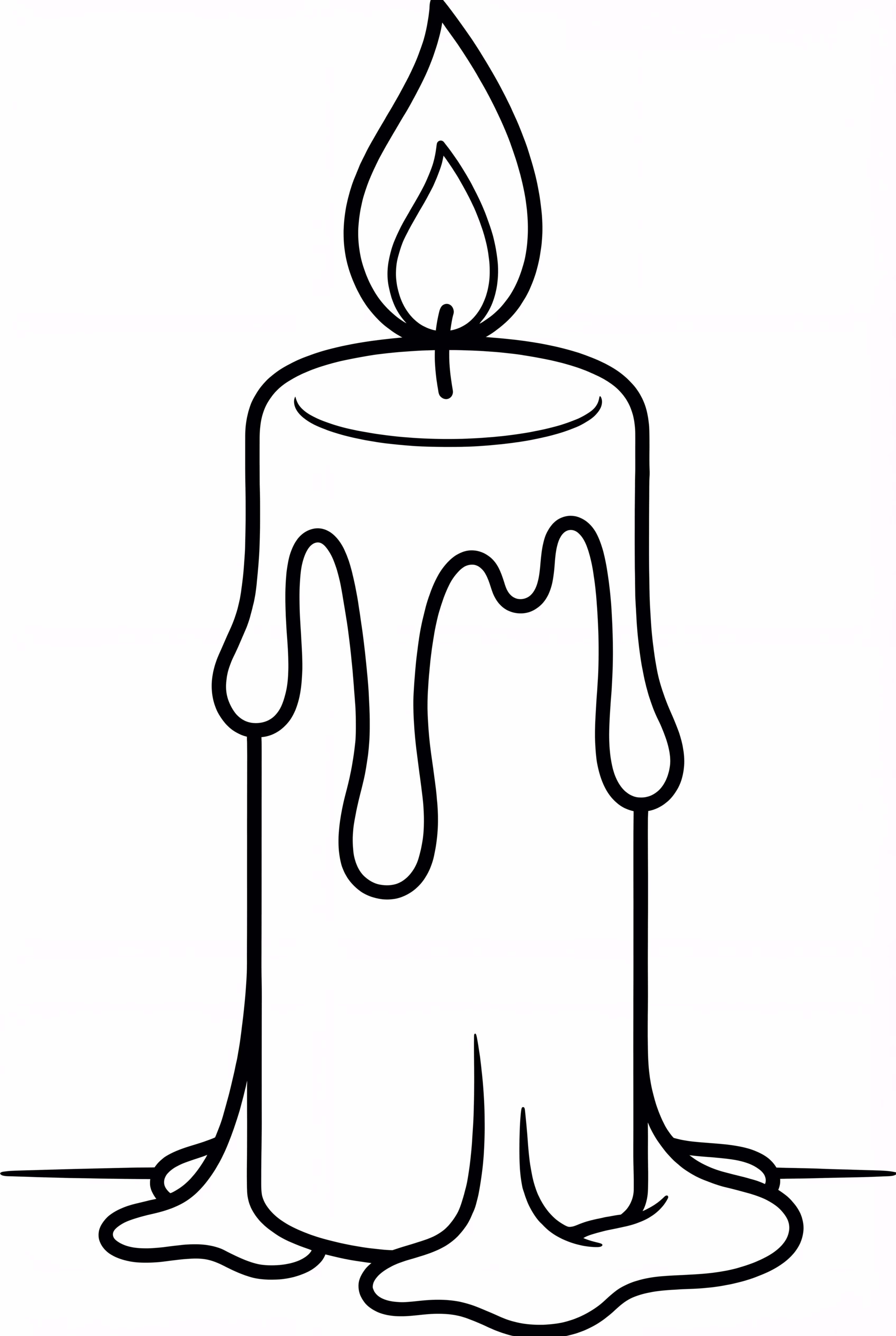 Hocus Pocus Black Flame Candle