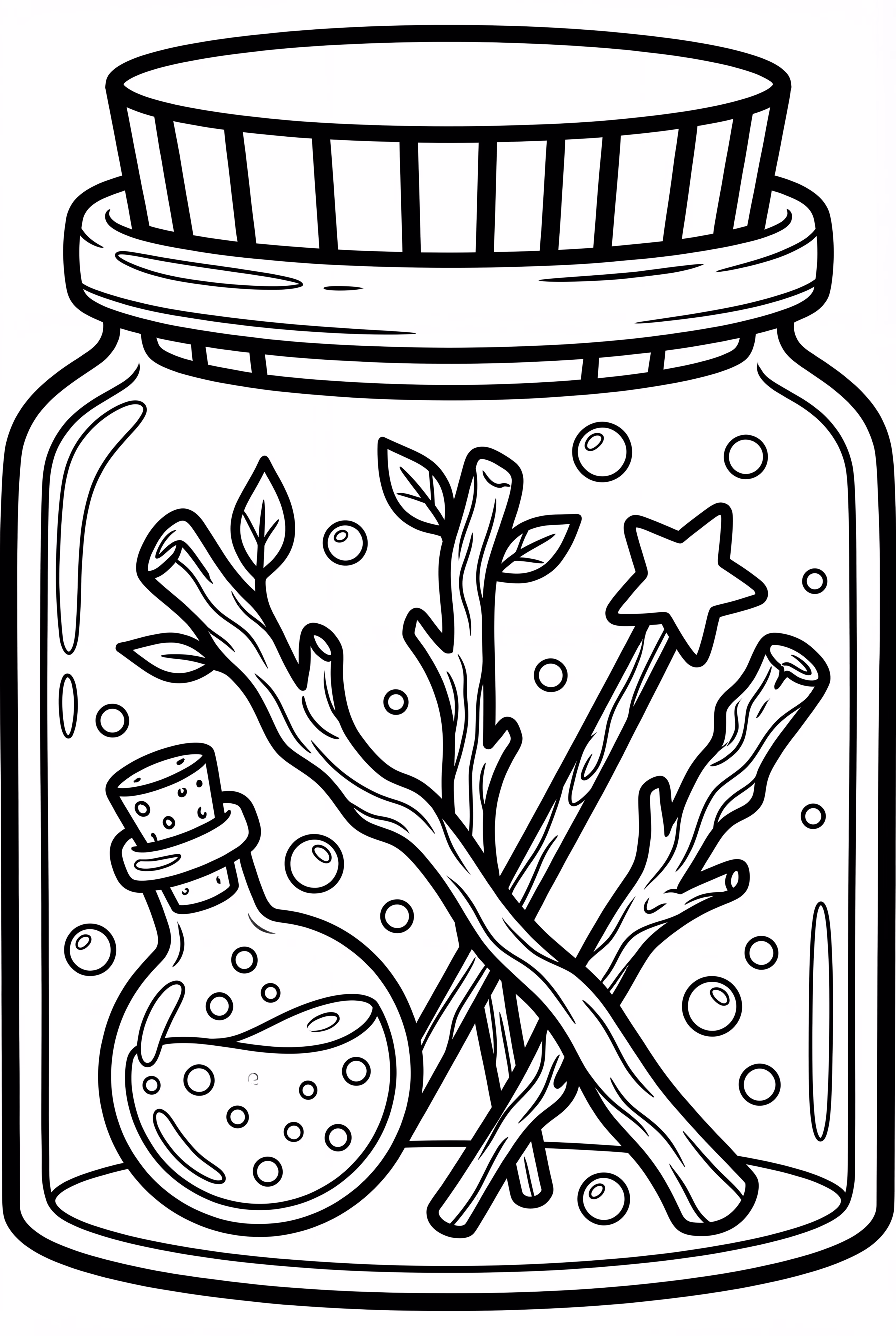 Hocus Pocus Spell Ingredients Jar