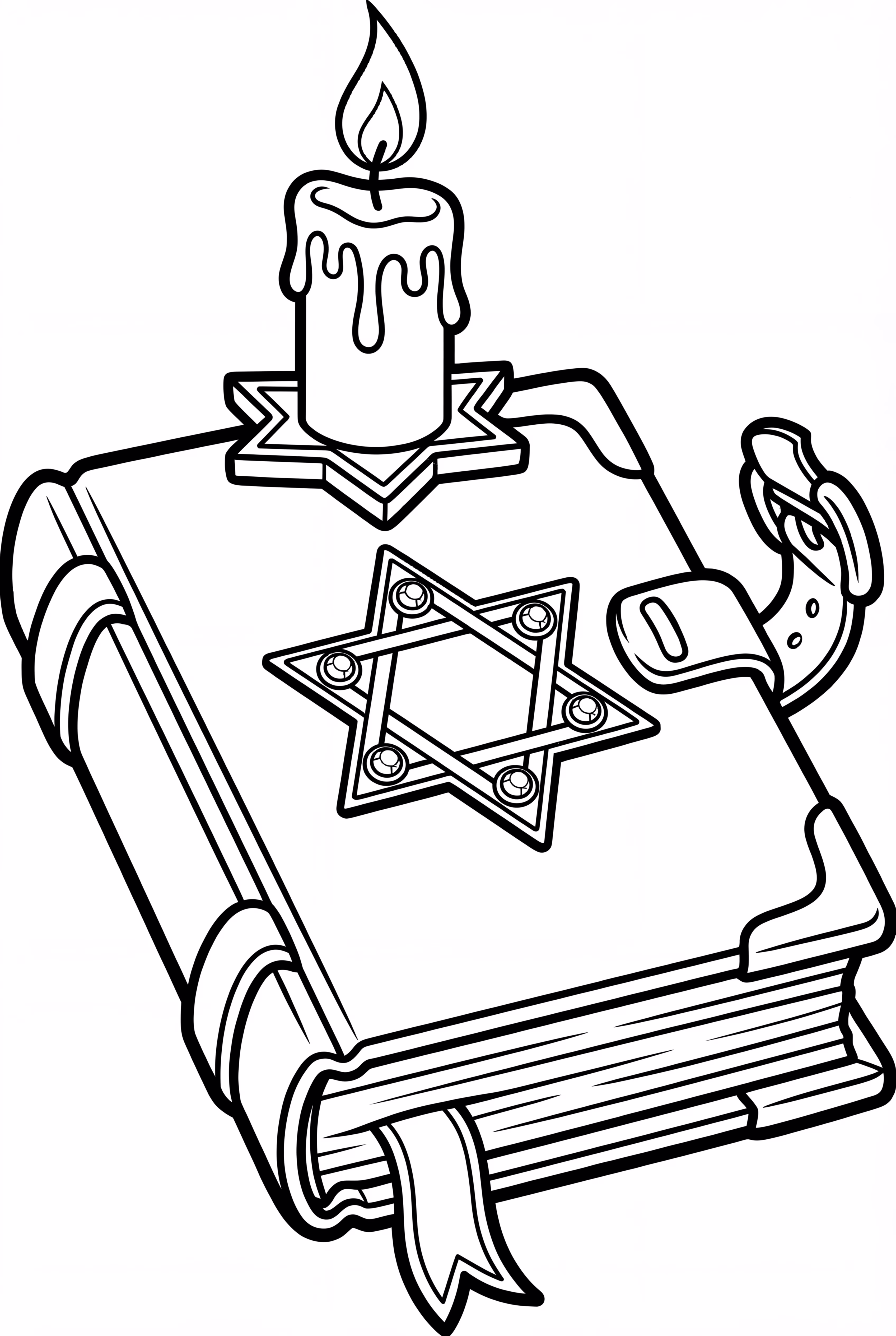 Hocus Pocus Spellbook Candle Holder