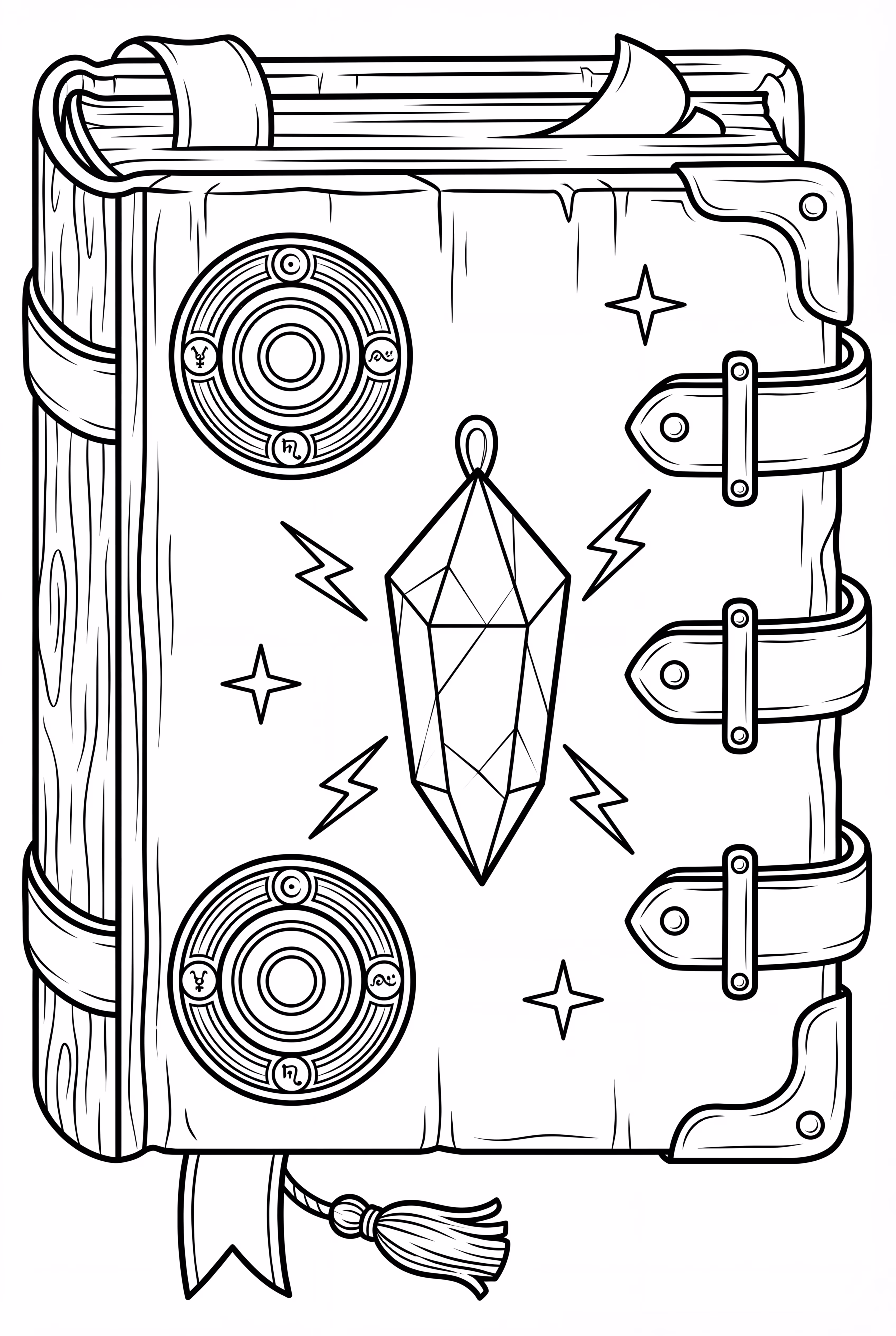 Hocus Pocus Spellbook Leather Texture