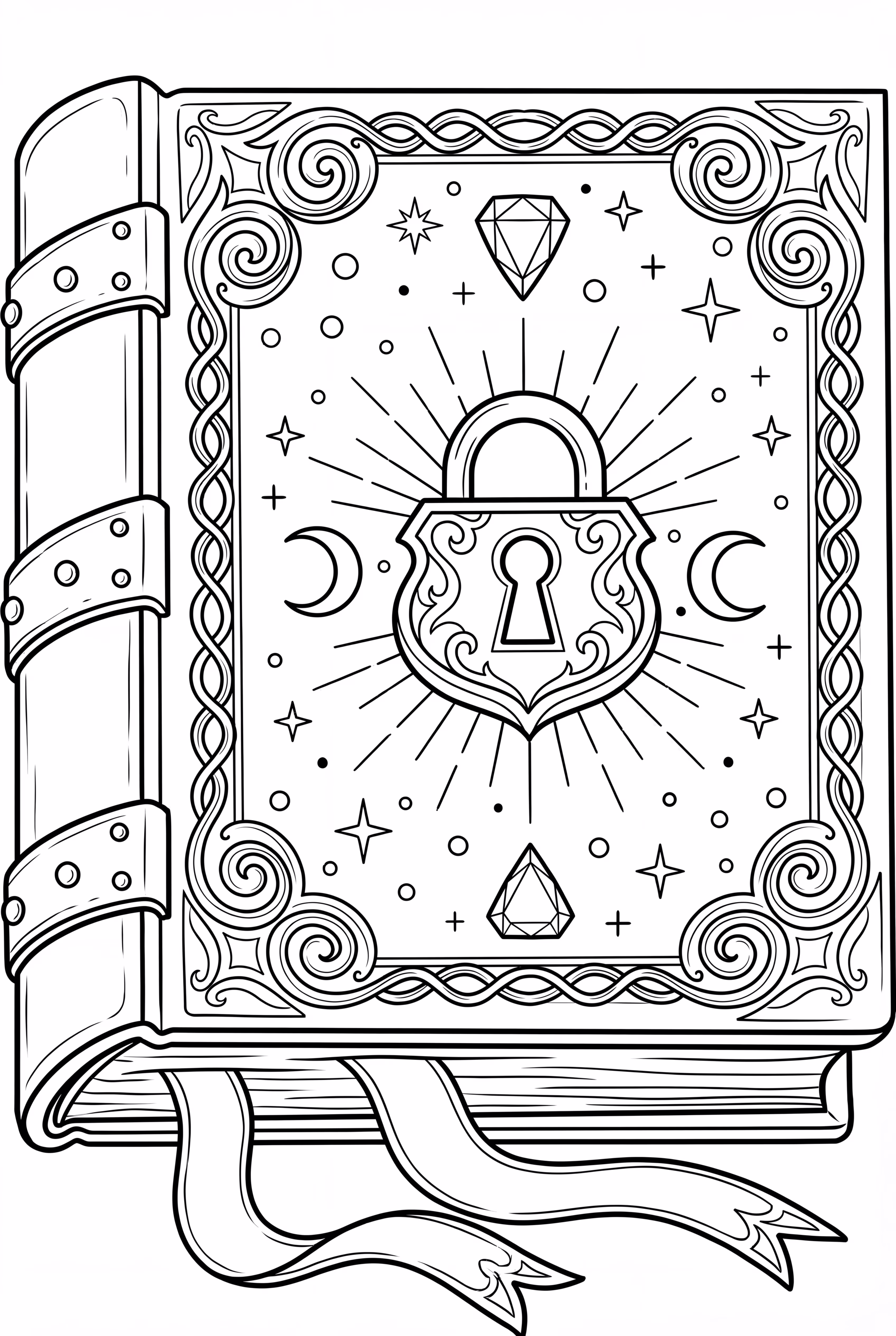 Hocus Pocus Spellbook With Lock