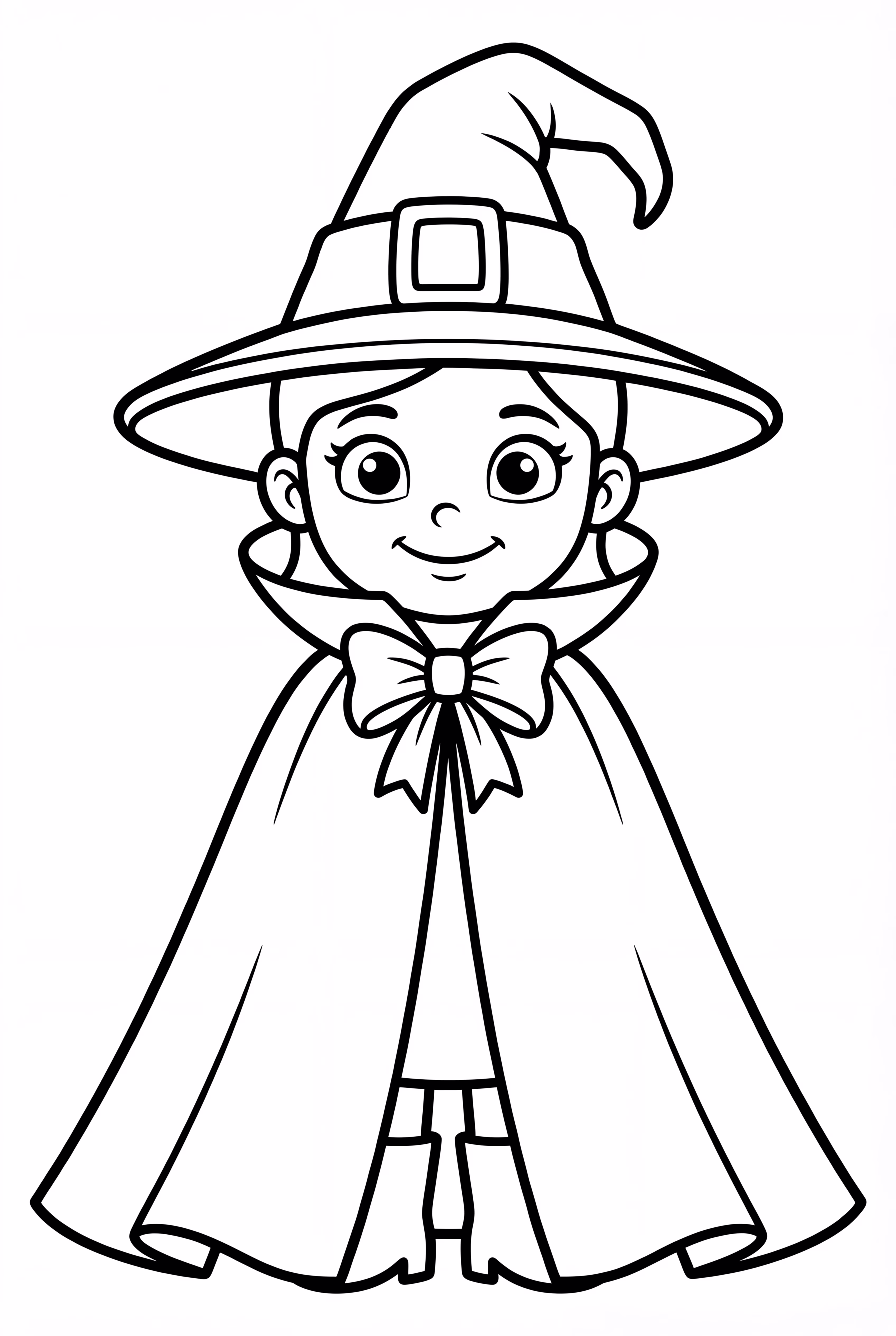 Hocus Pocus Witch Cloak Flowing