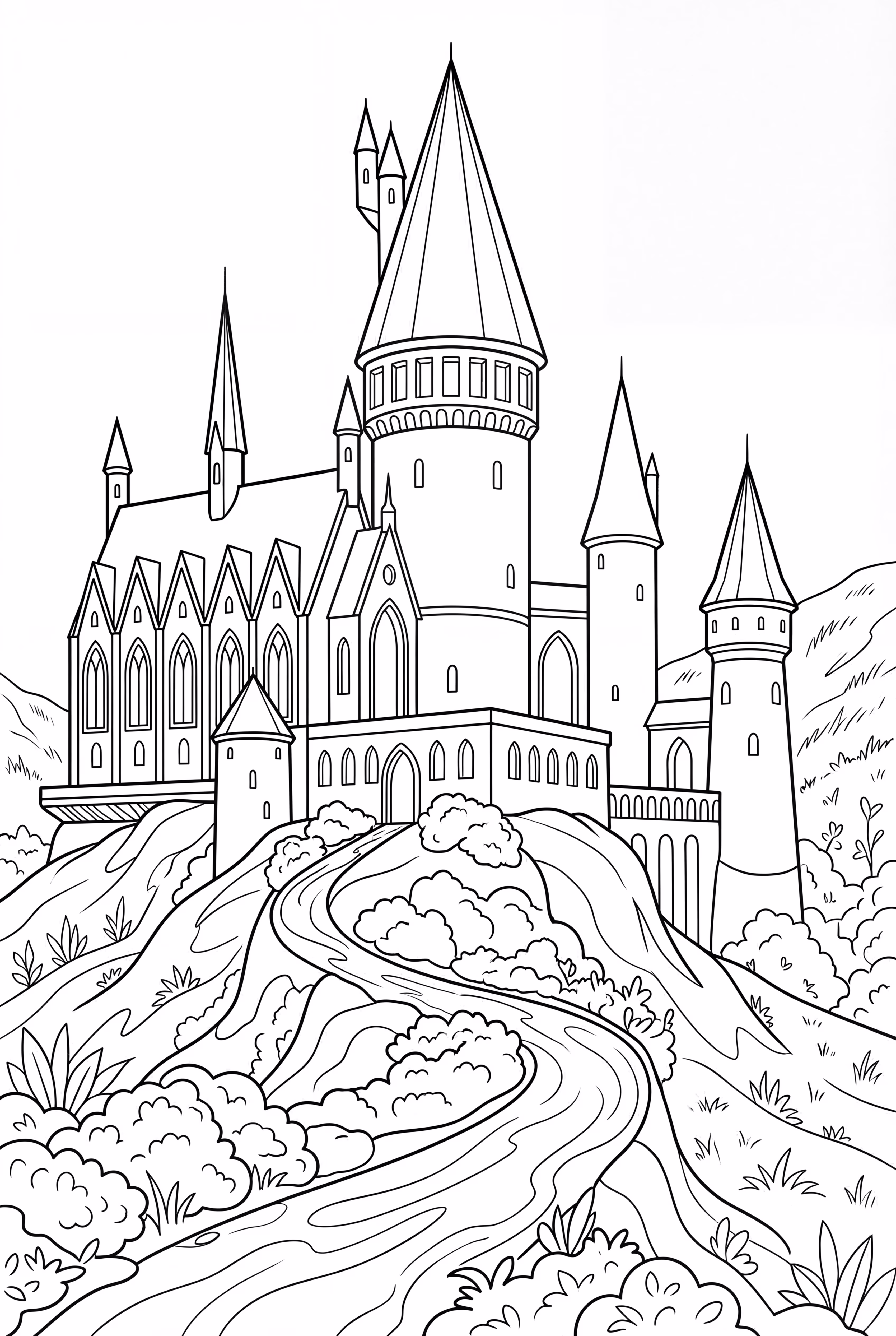 Hogwarts Castle Towers