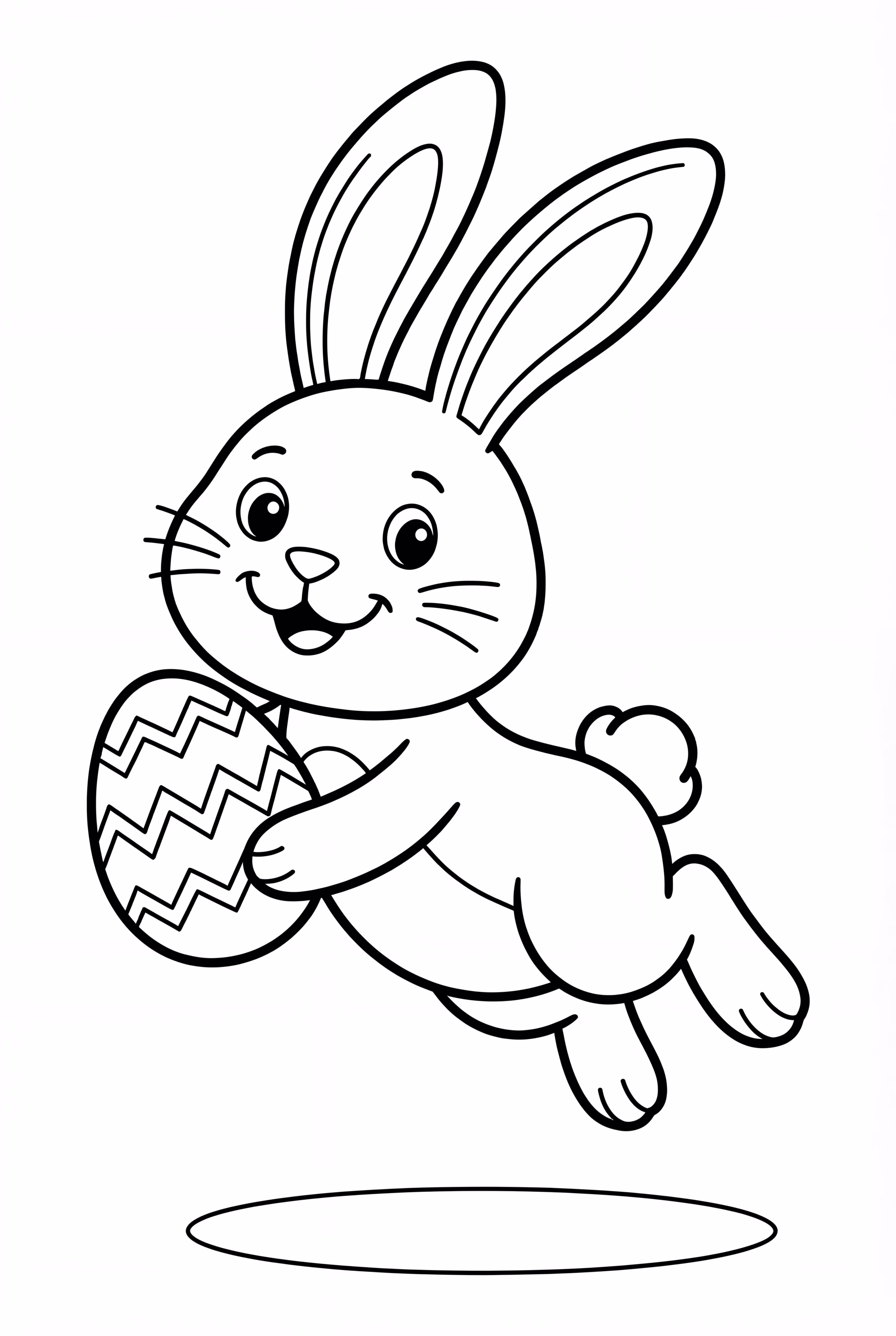 Hopping Easter Bunny