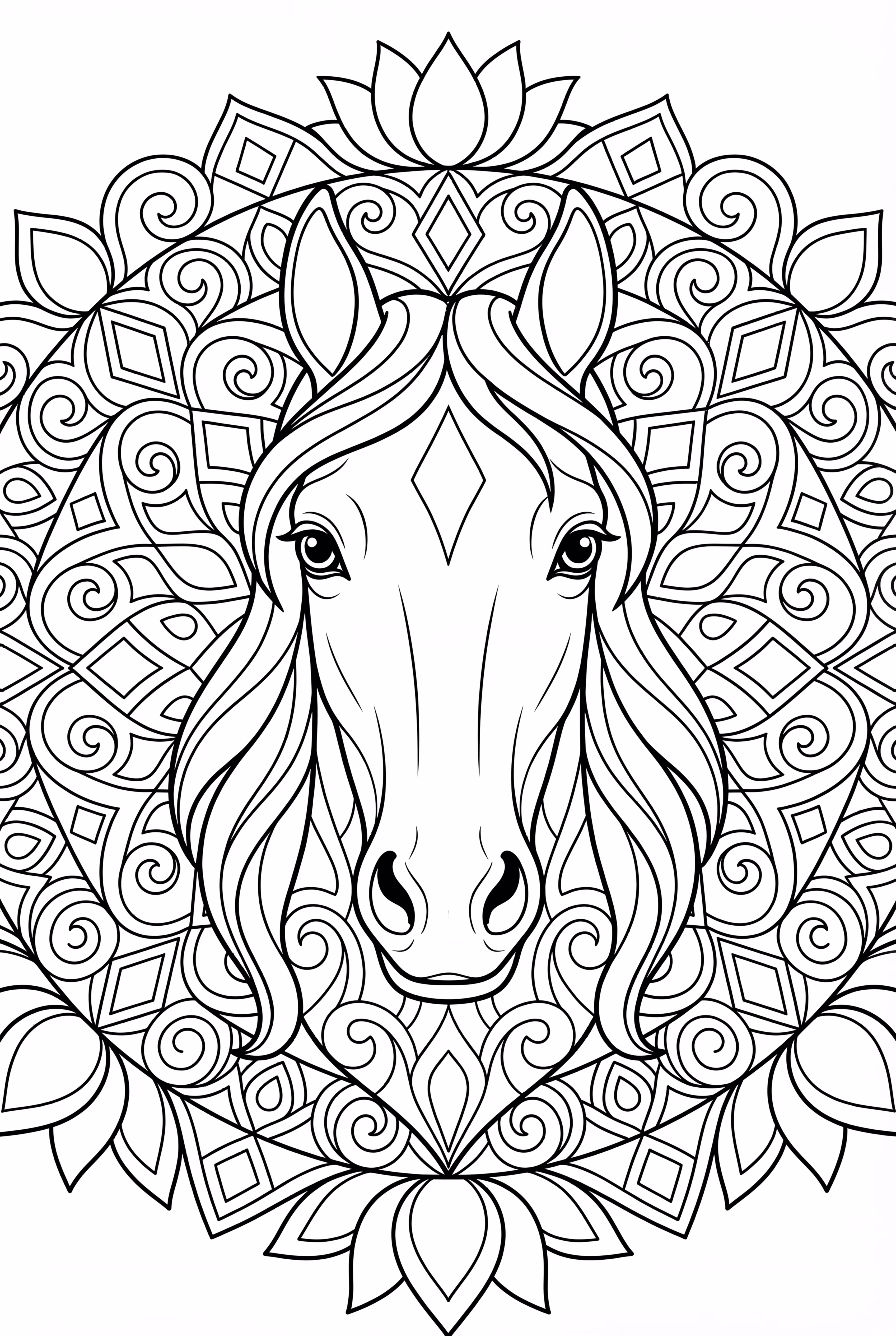 马头曼陀罗设计