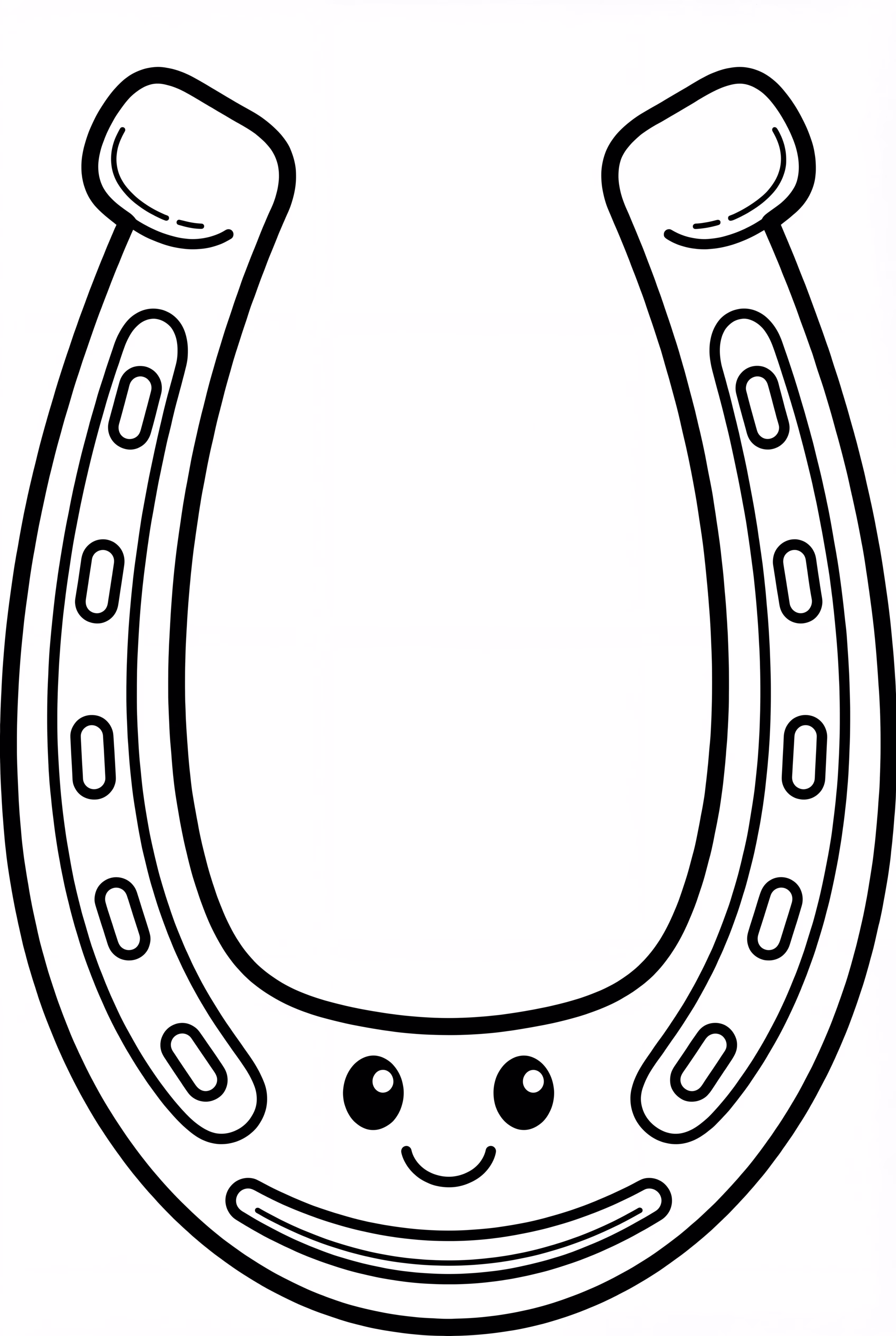 Horse Shoe Outline