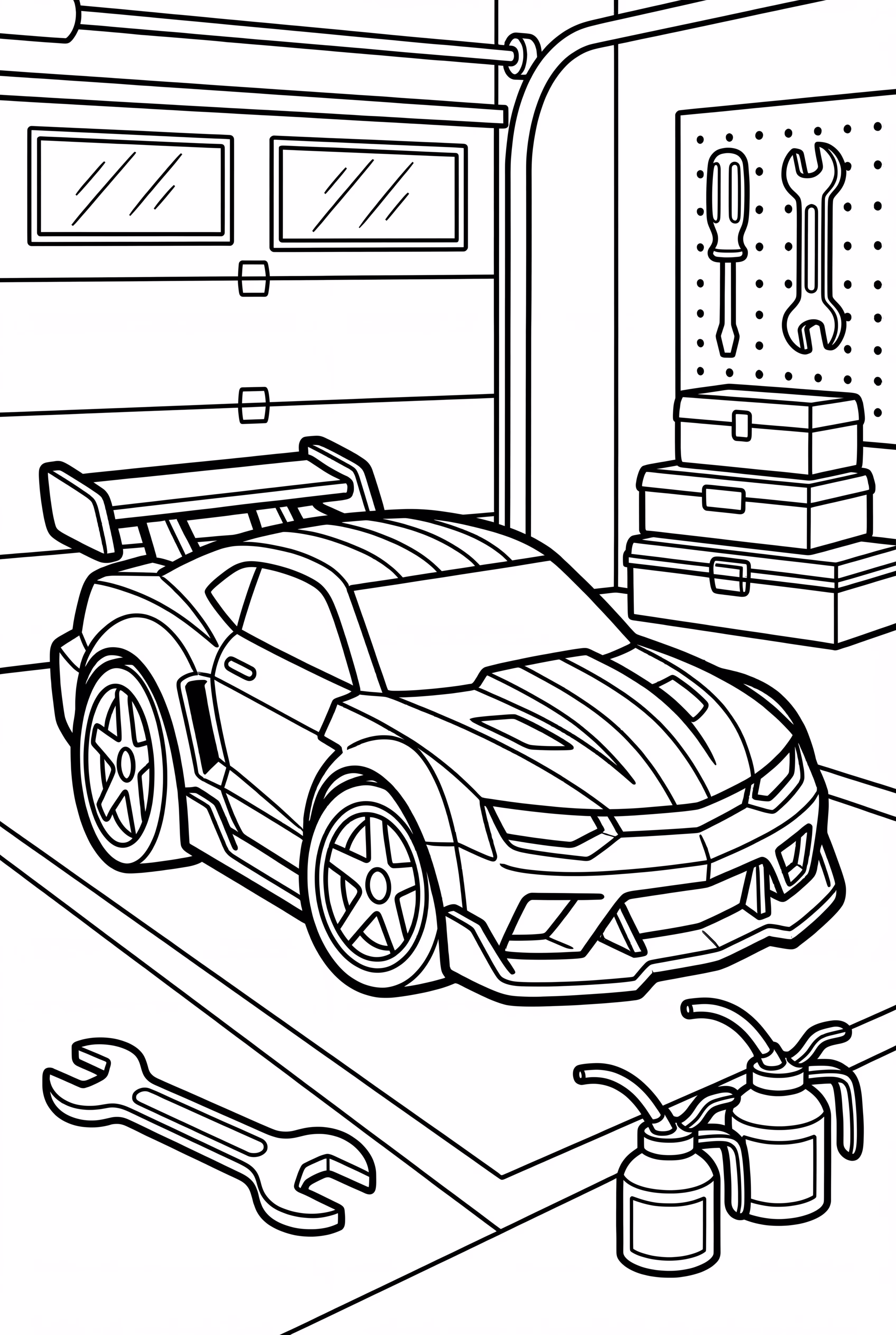 Carro Hot Wheels Fazendo Ajustes