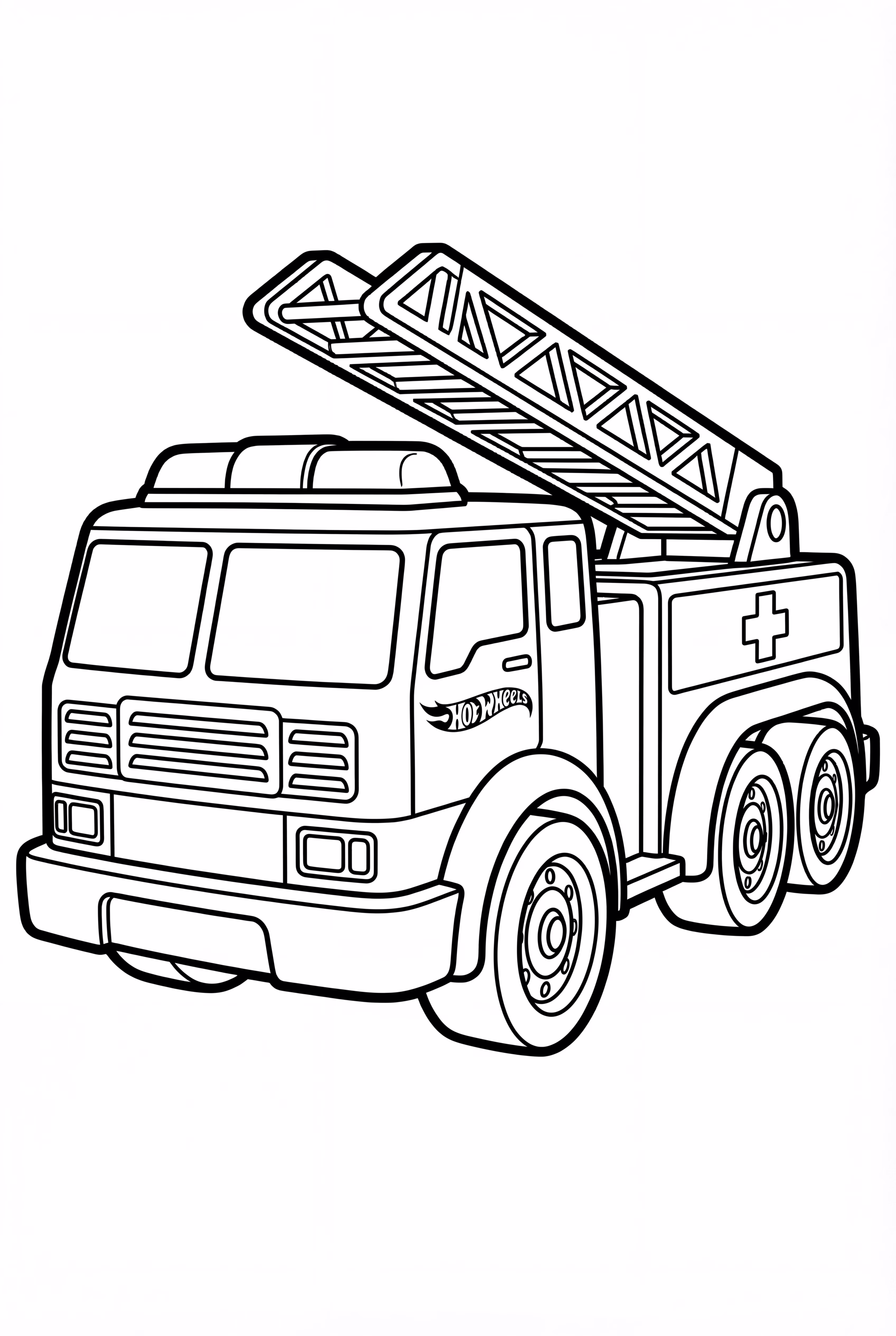 Caminhão de Bombeiros Hot Wheels