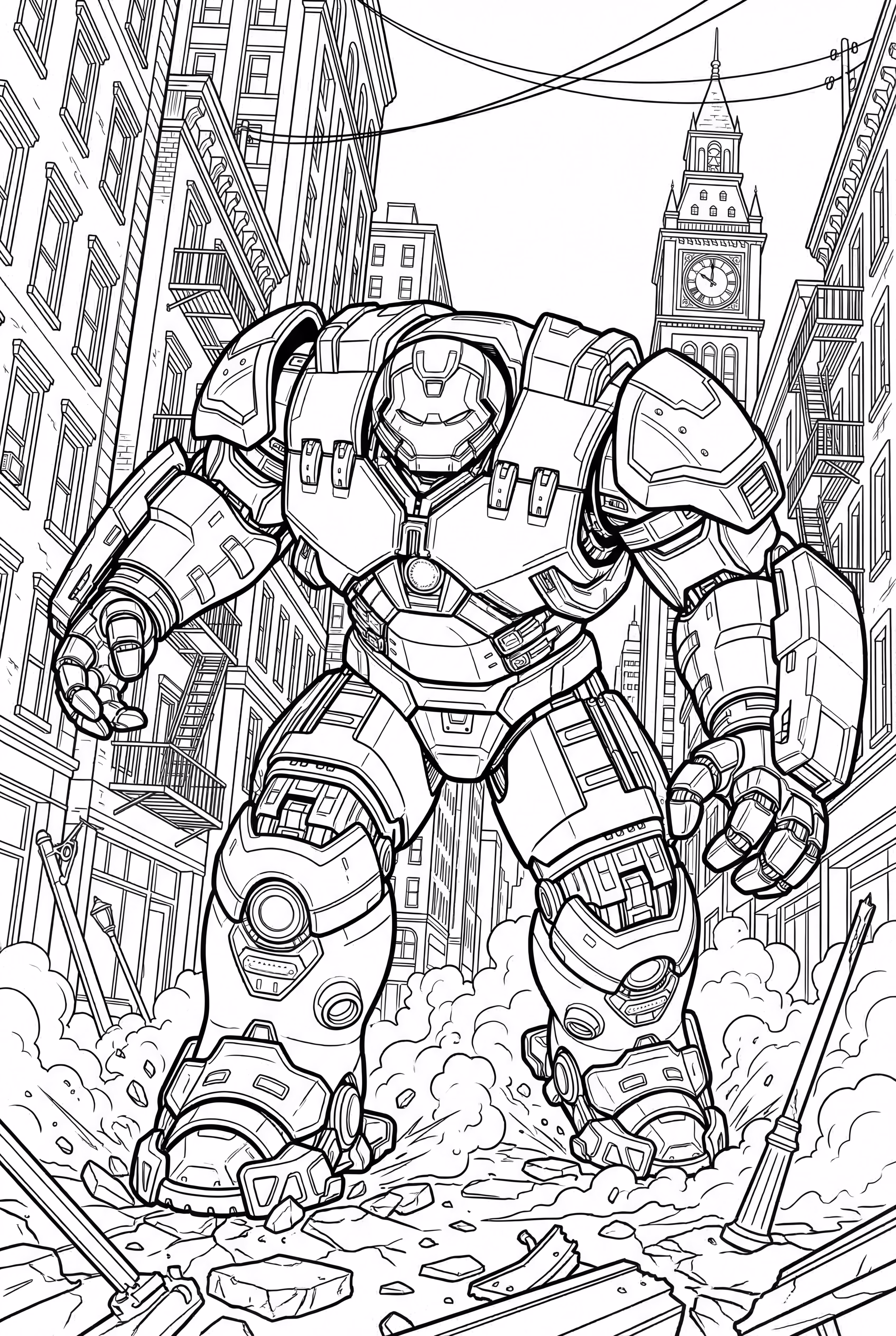 浩克大战盔甲正在战斗