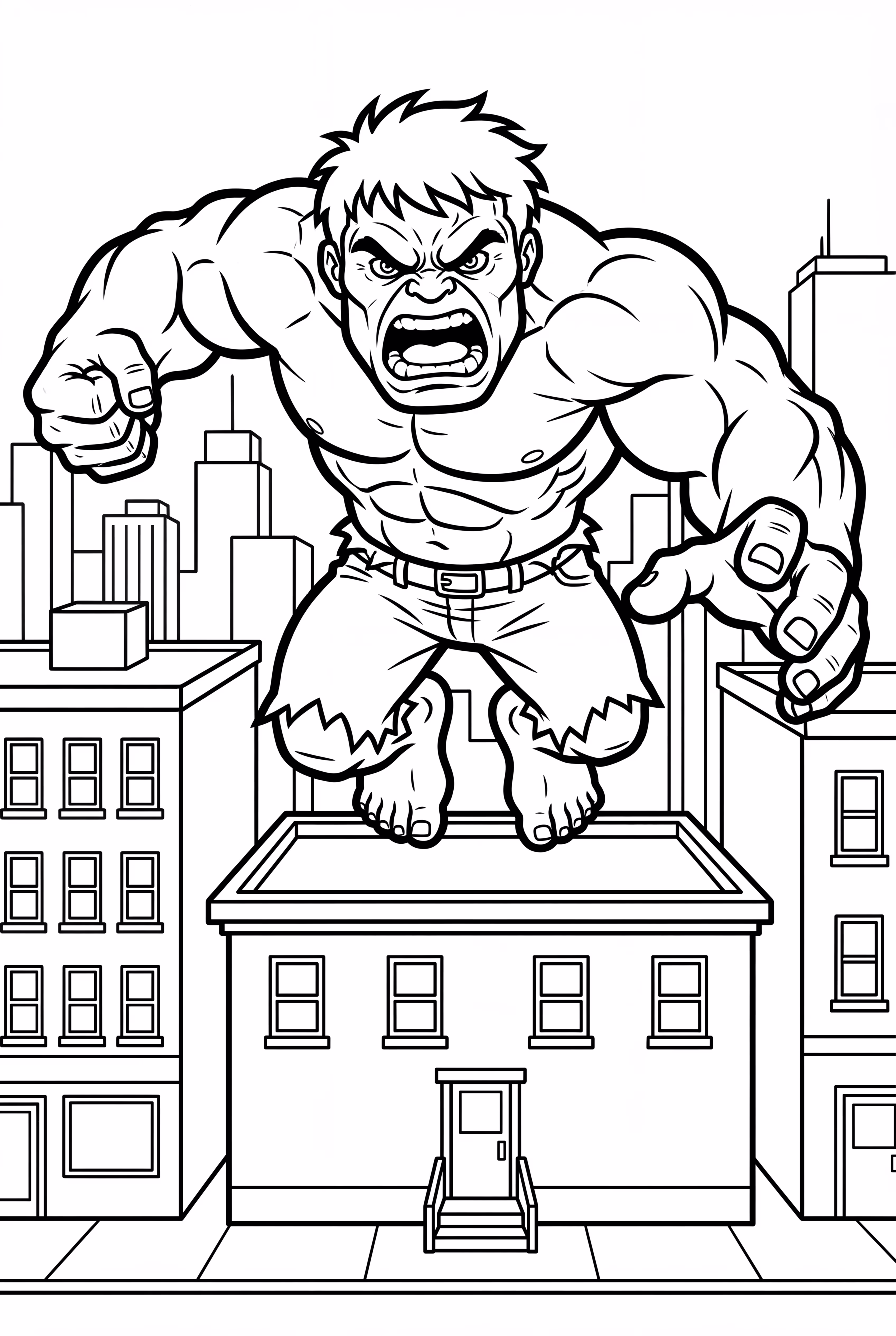 汉克跳过一栋建筑