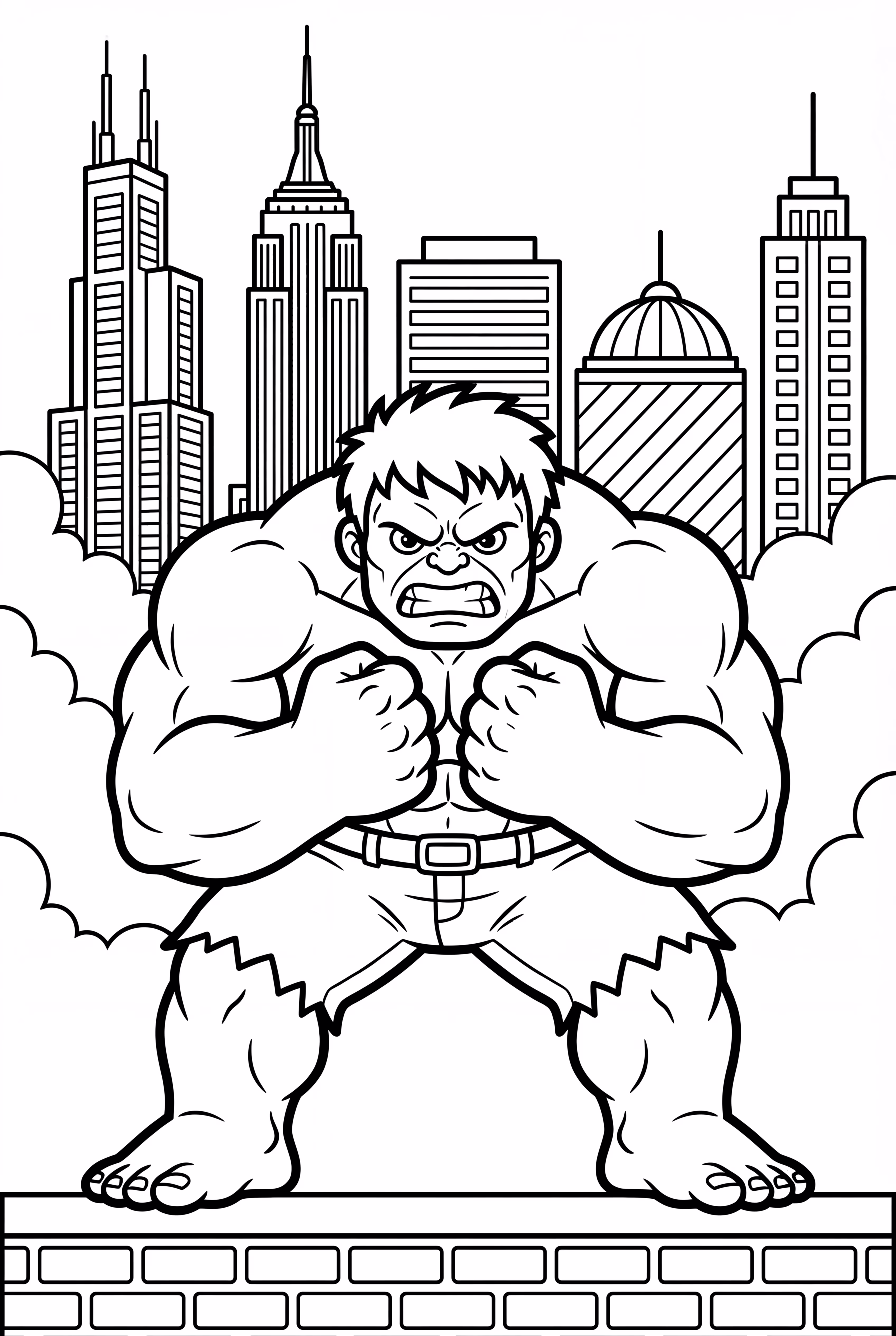 绿巨人保护城市