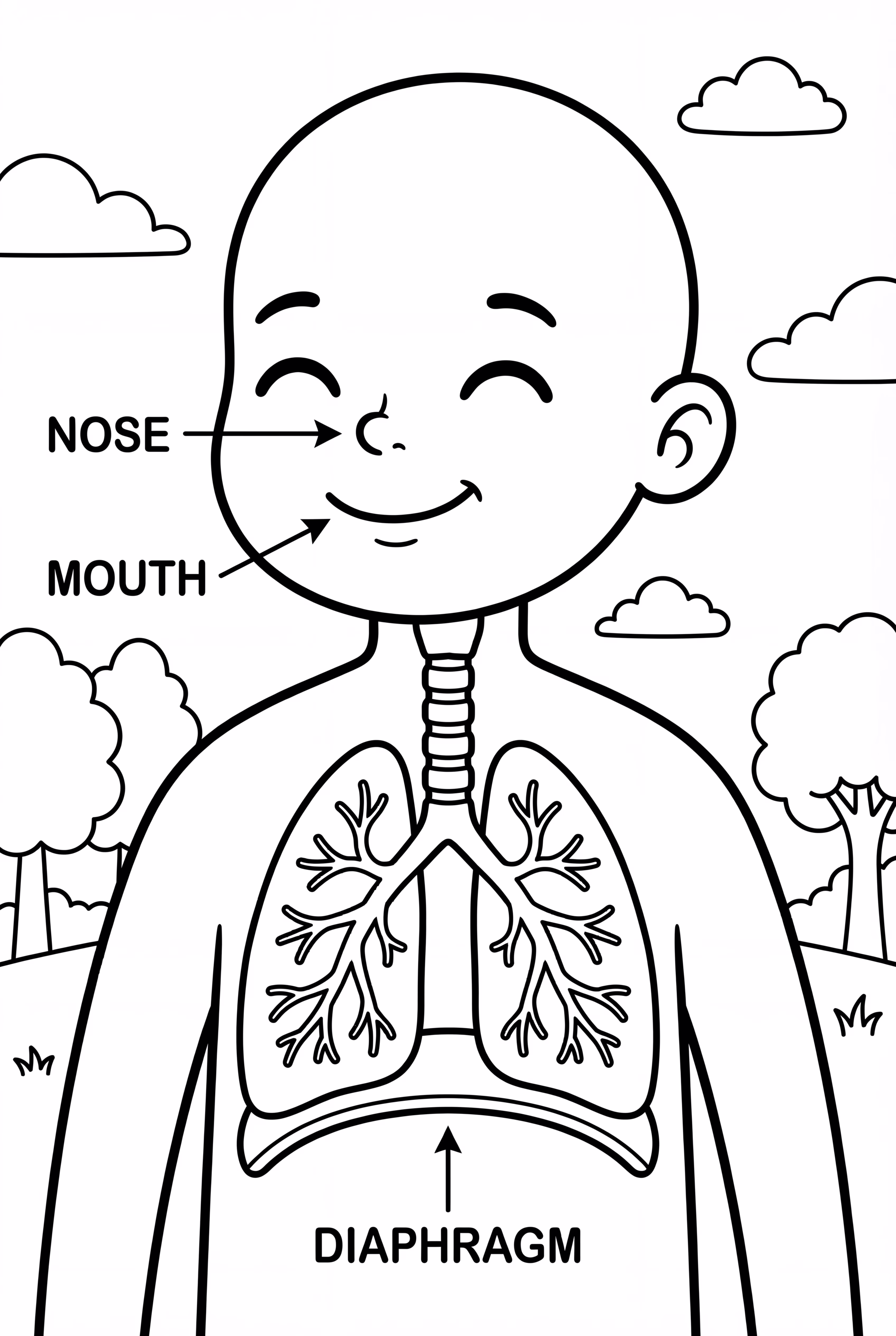 Human Respiratory System Anatomy