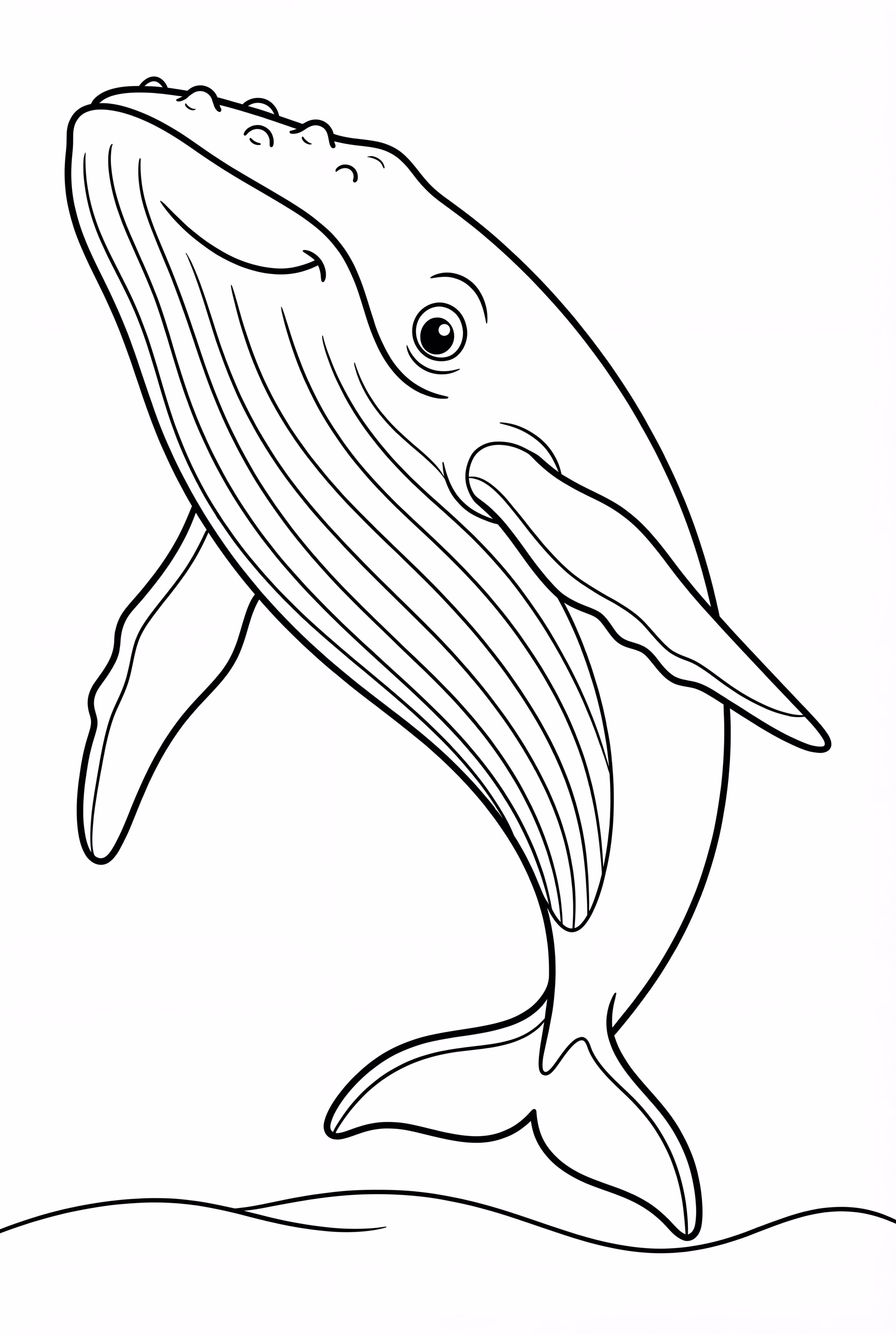 Humpback Whale Leaping from the Water