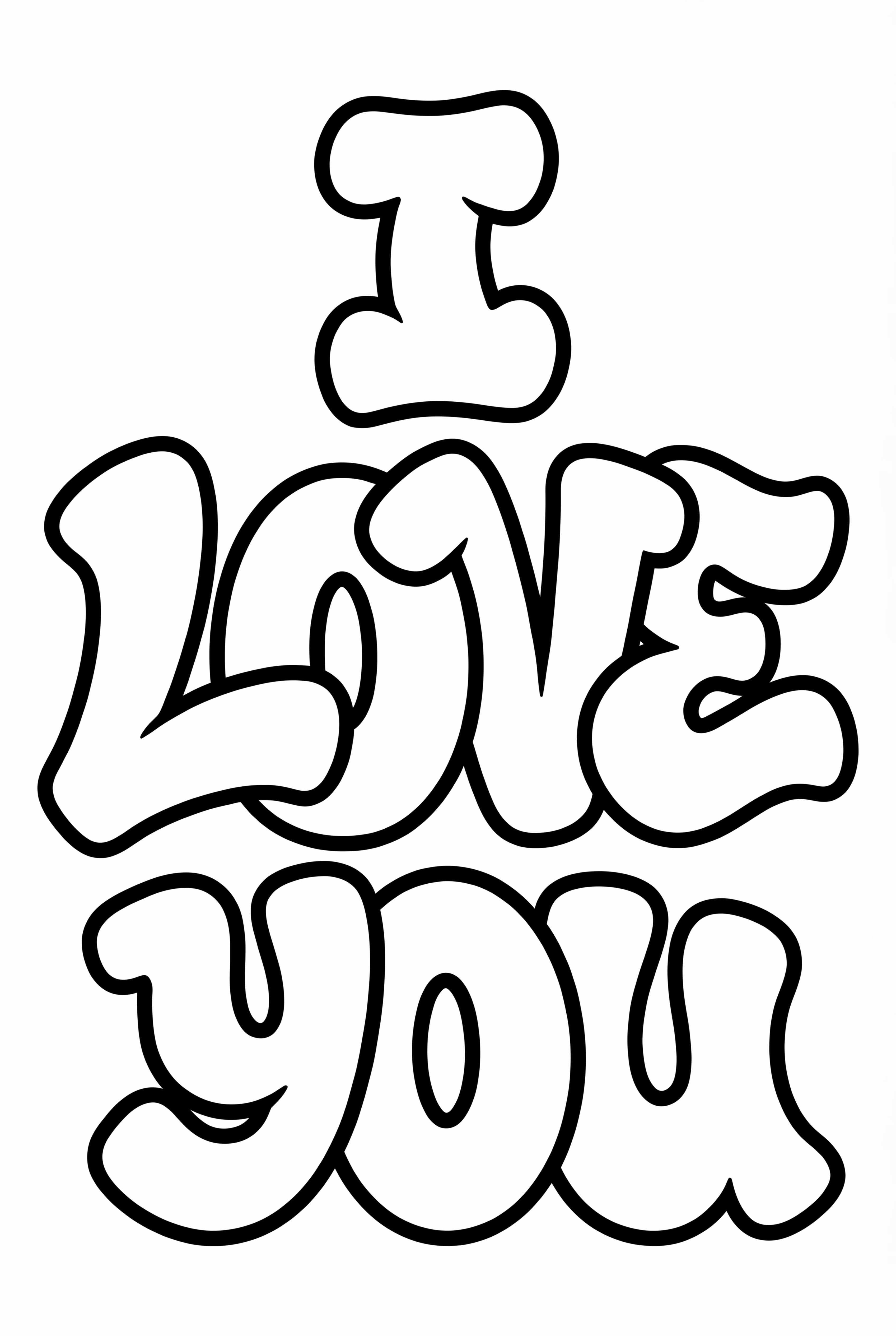 Mensagem de Grafite Eu Te Amo