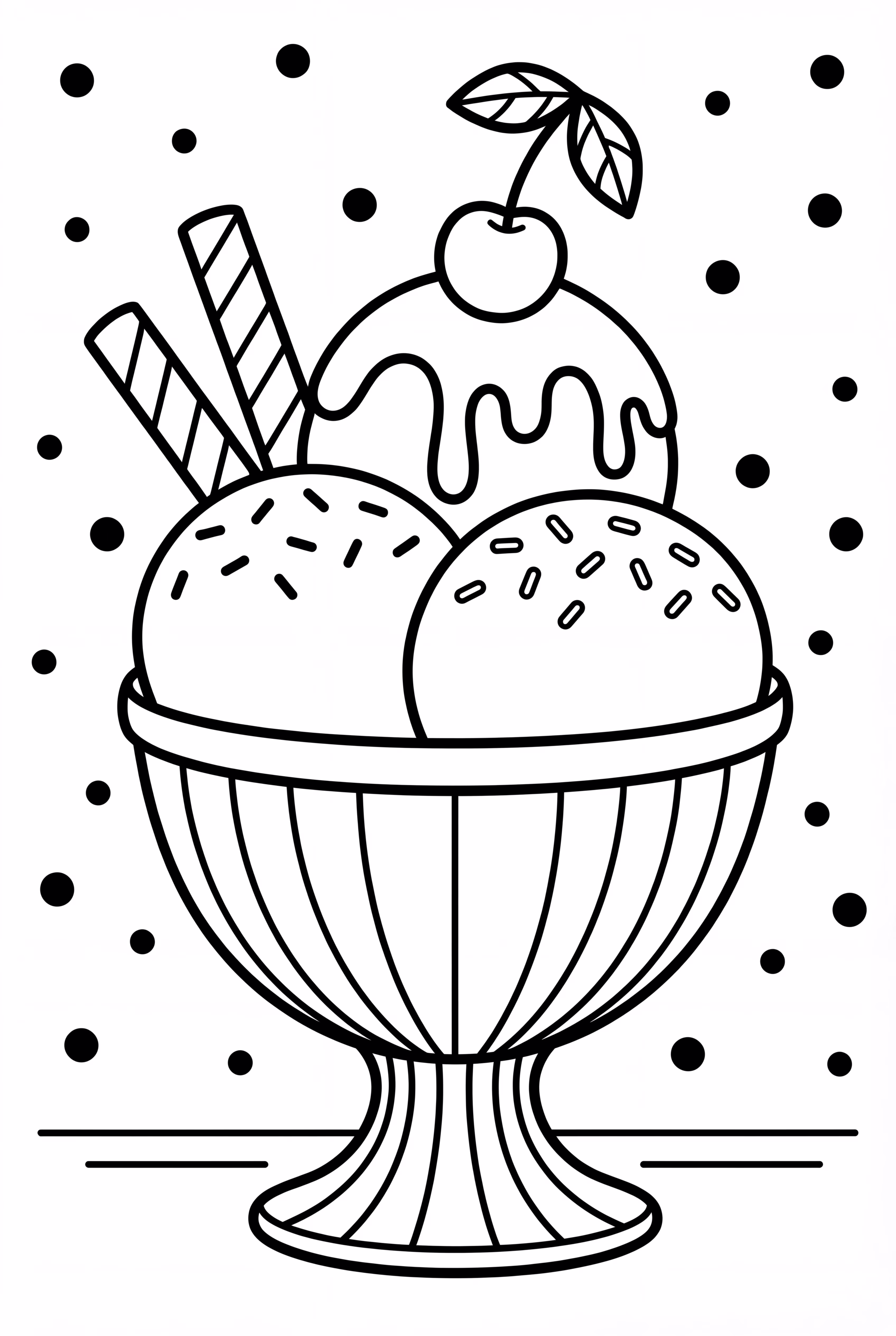 Tigela de Sundae de Sorvete