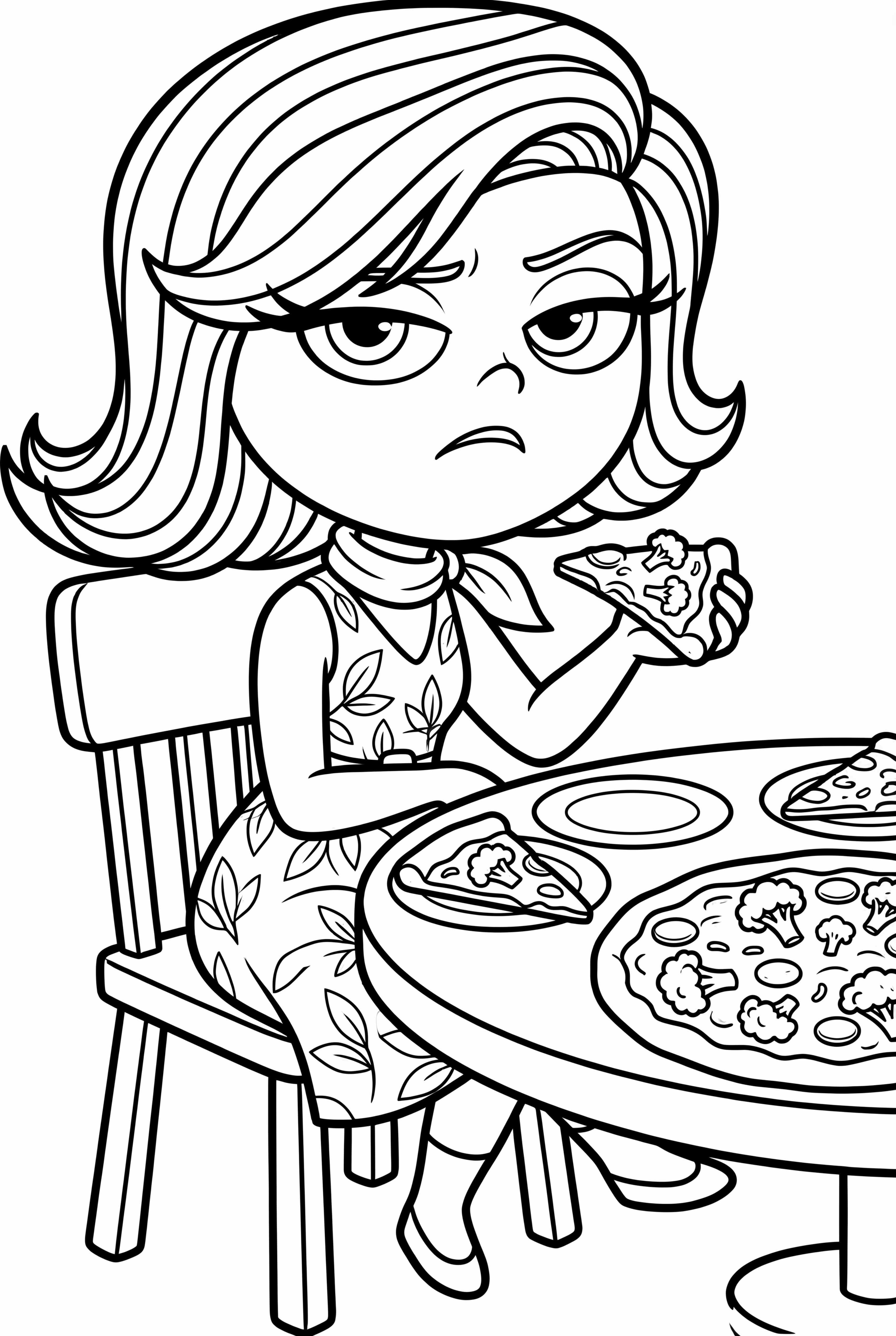 Inside Out Disgust And Broccoli Pizza