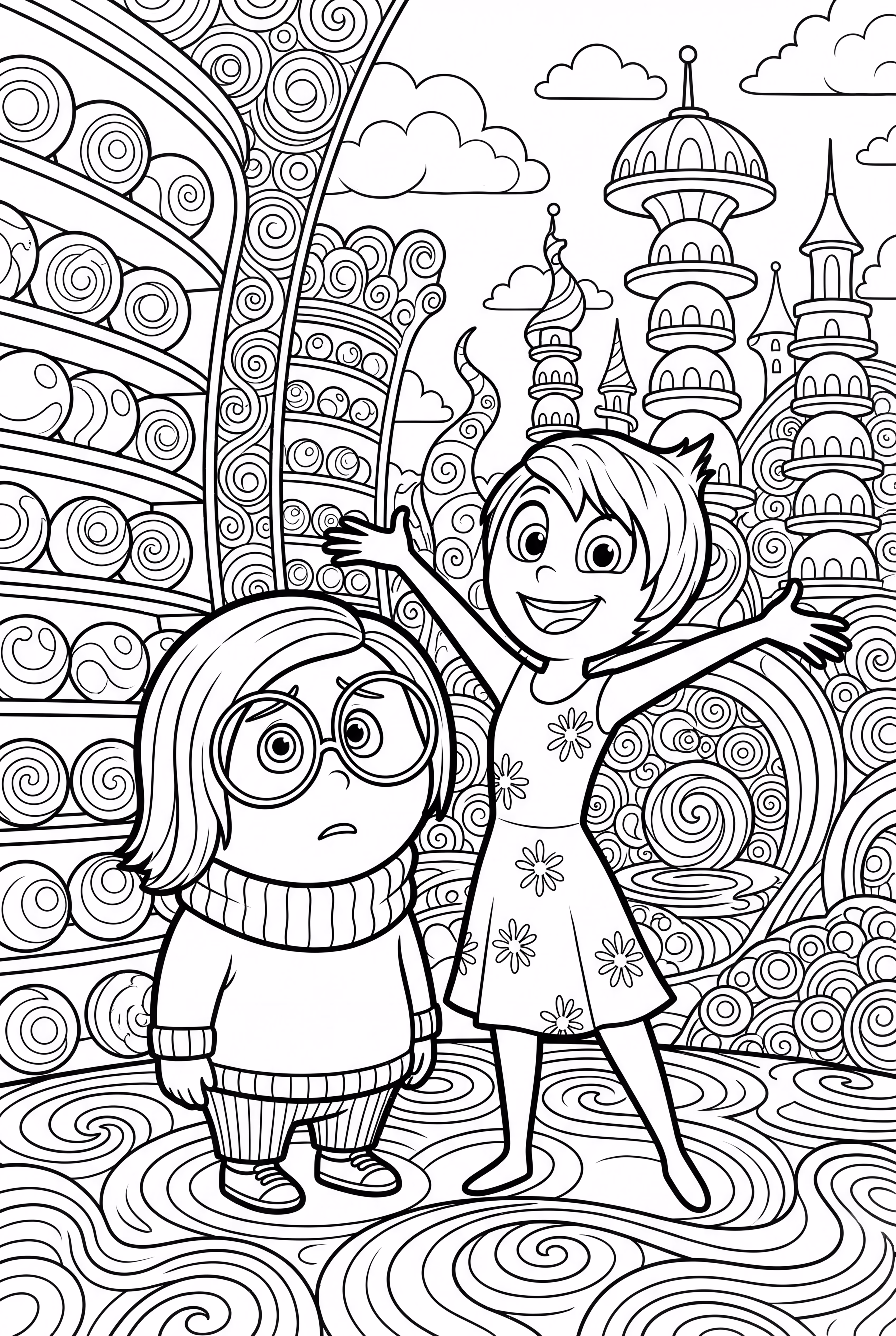 Inside Out Joy And Sadness Lost In Long Term Memory