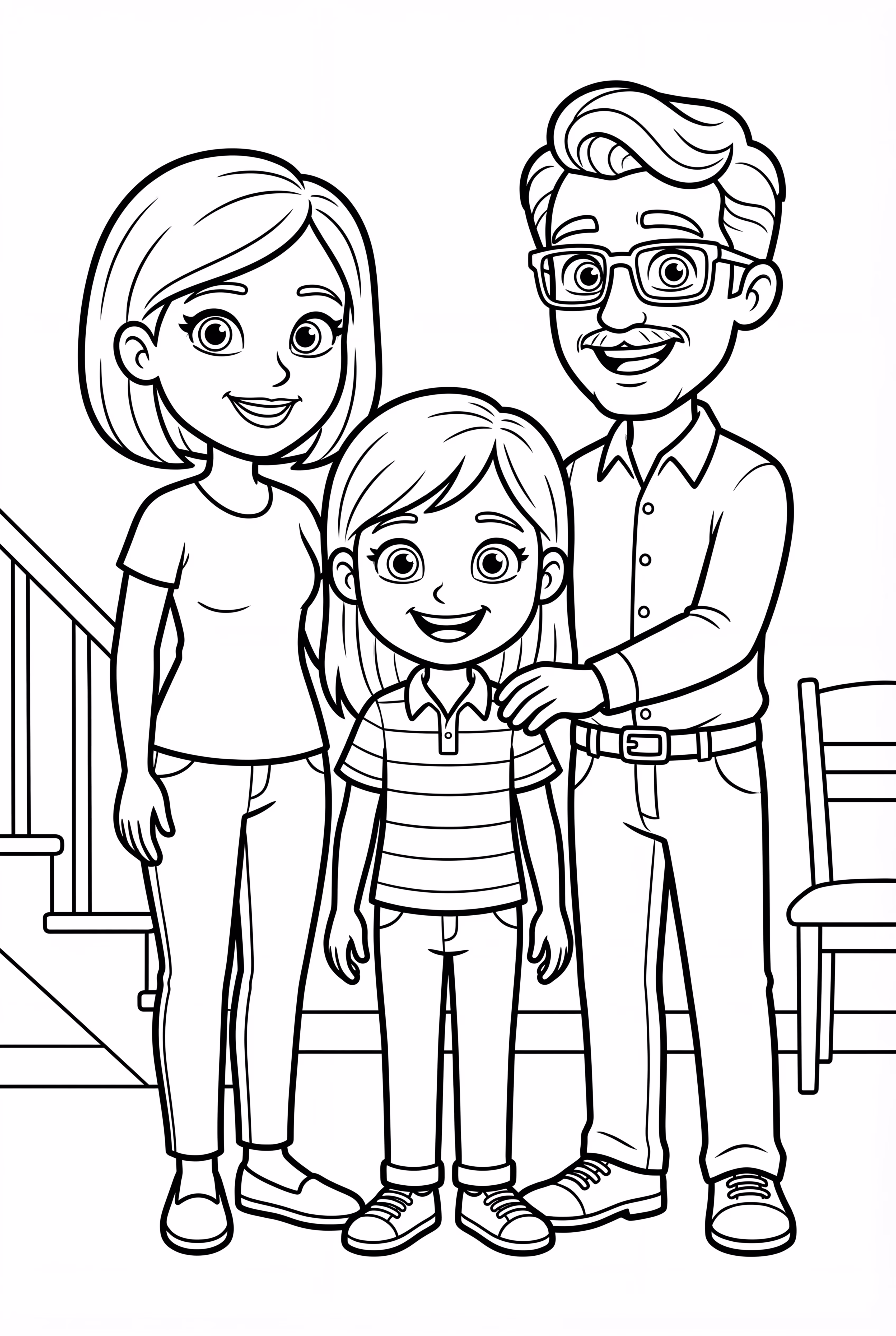 Inside Out Riley And Her Parents