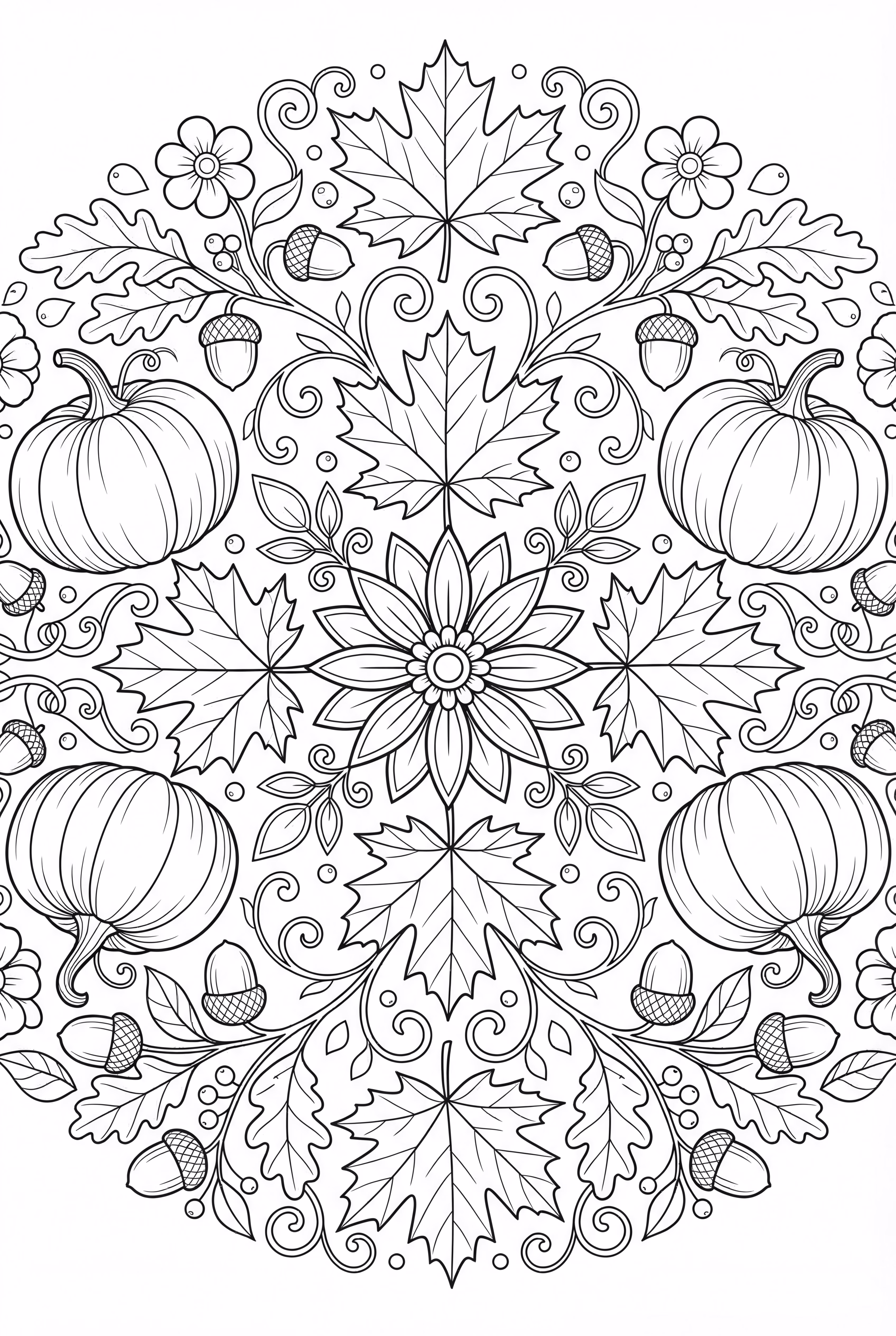 复杂秋季曼陀罗