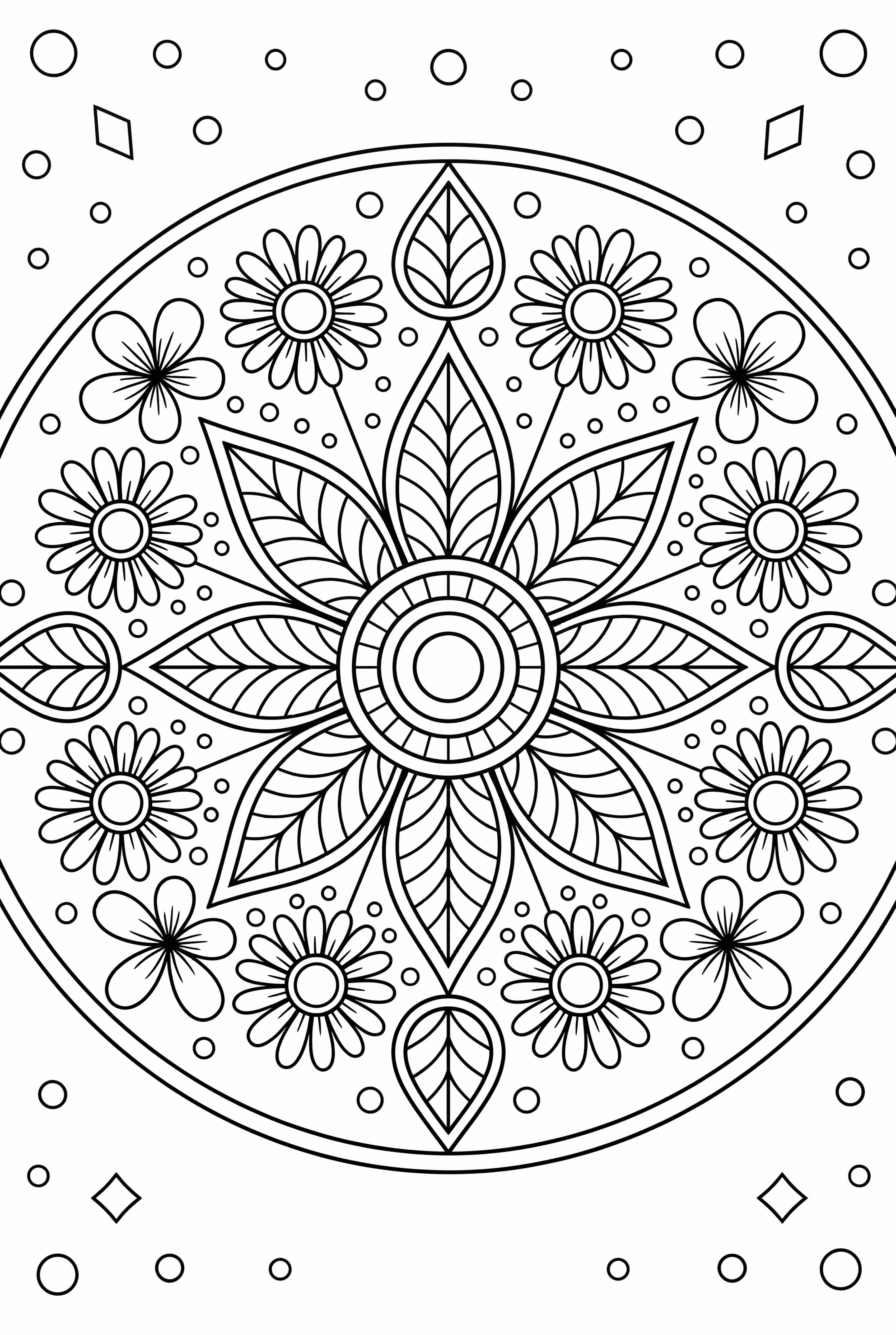 Mandala Floral Complexe