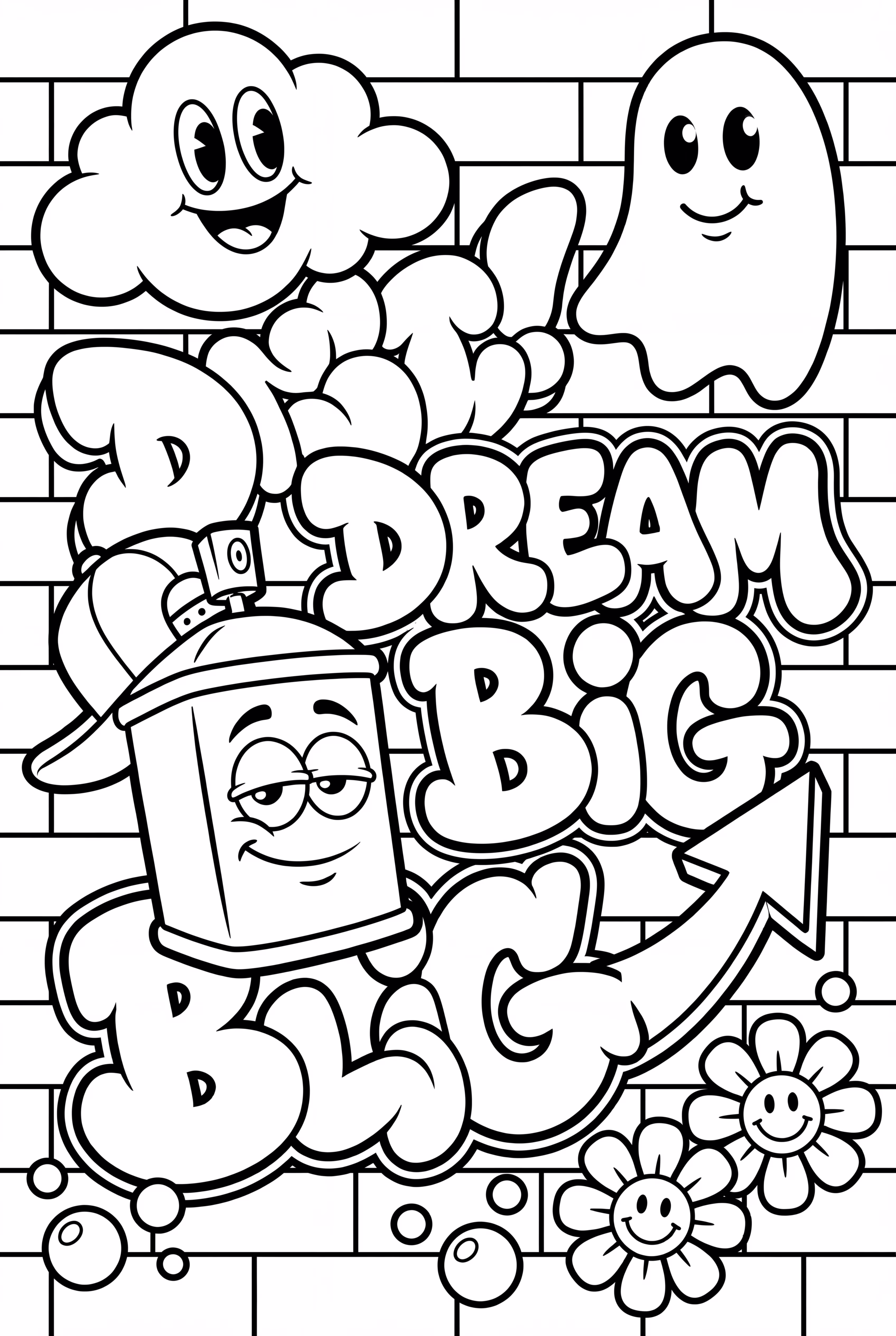 Intricate Street Art Graffiti Mural