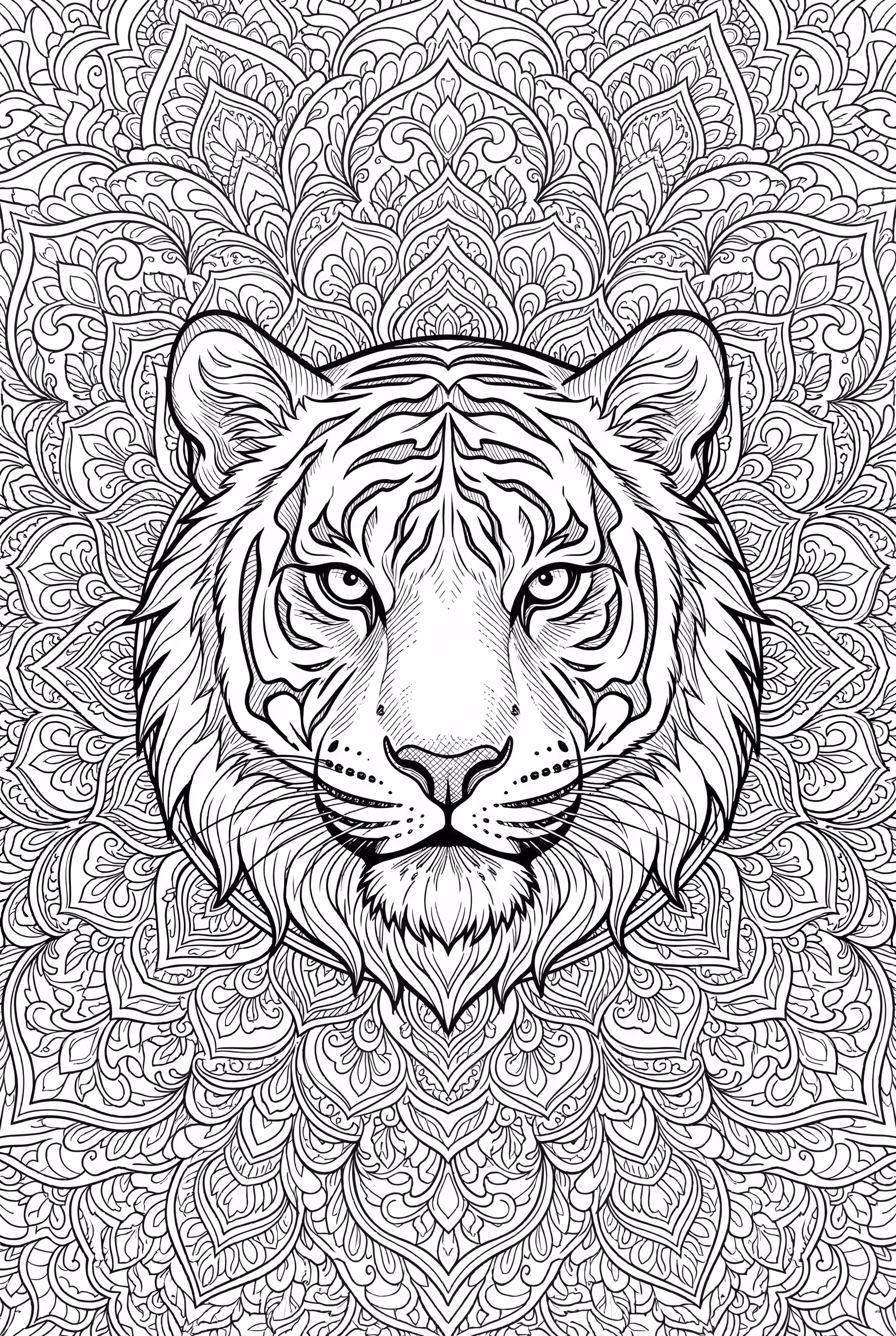 Intricate Tiger Design-2