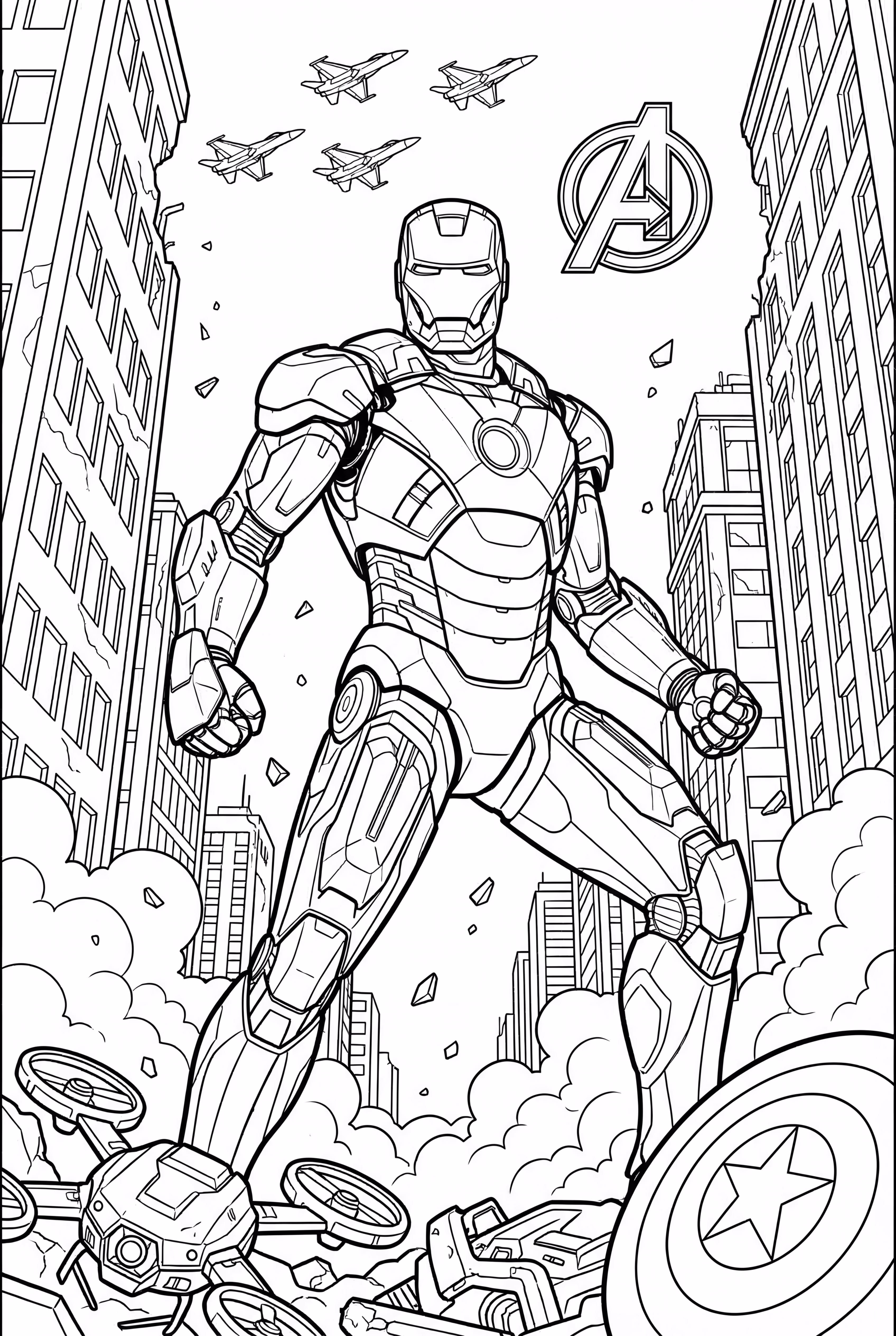 Iron Man and Avengers Team Up