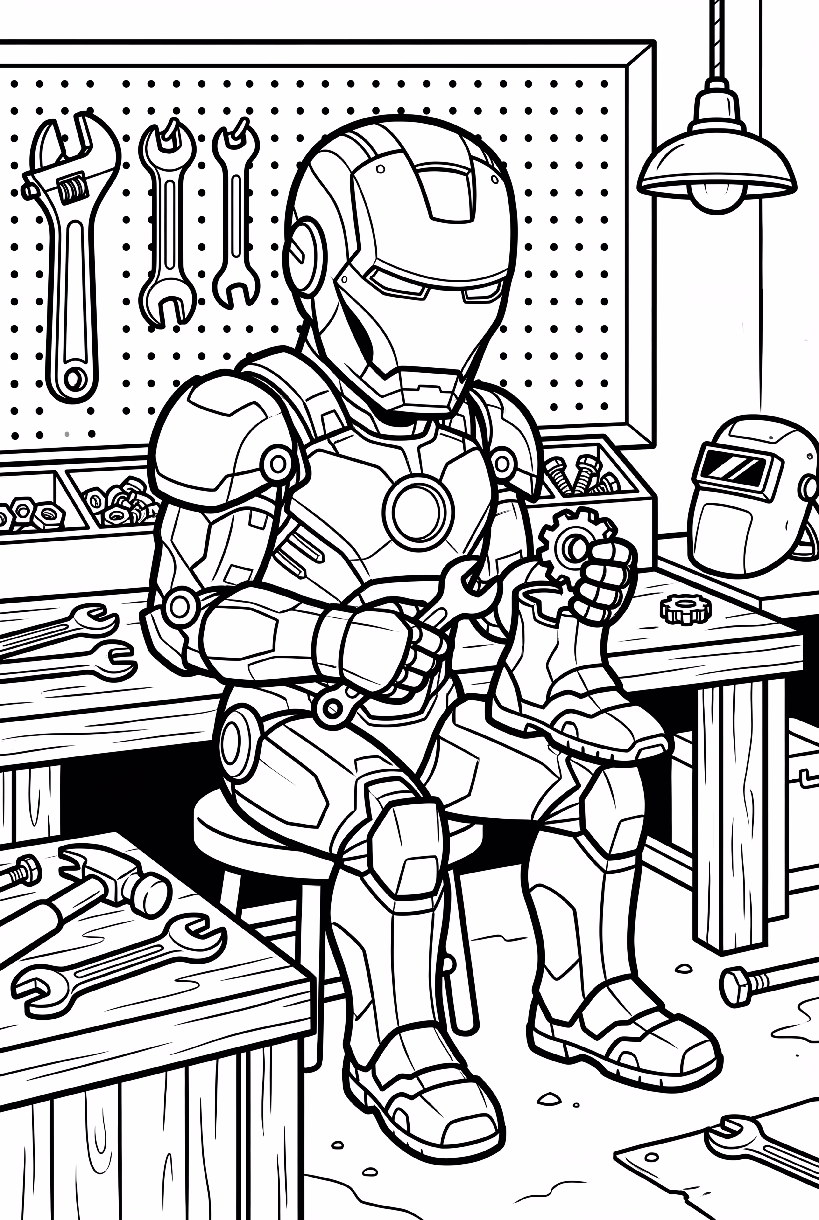 Iron Man Building His First Suit