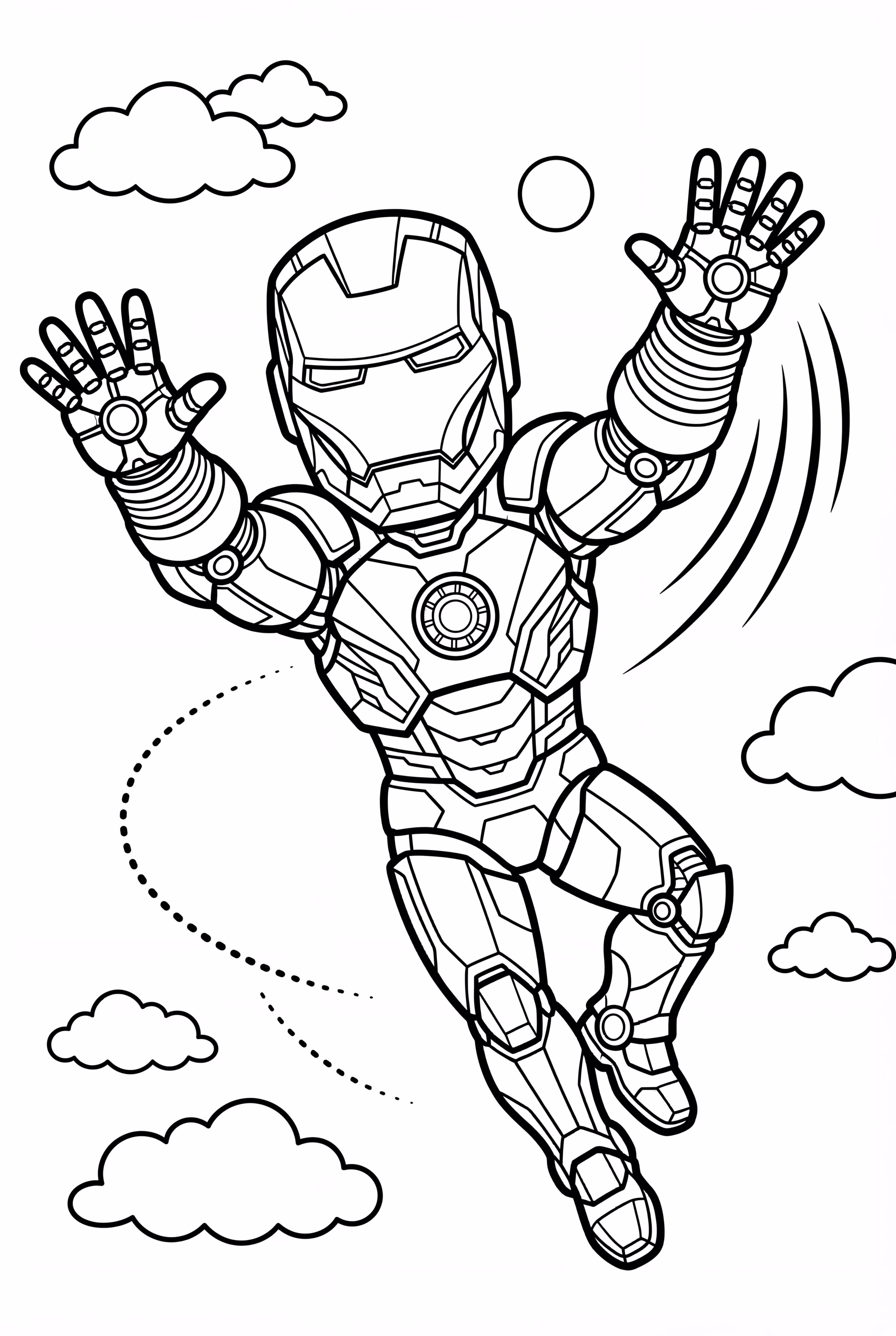 Iron Man Flying High