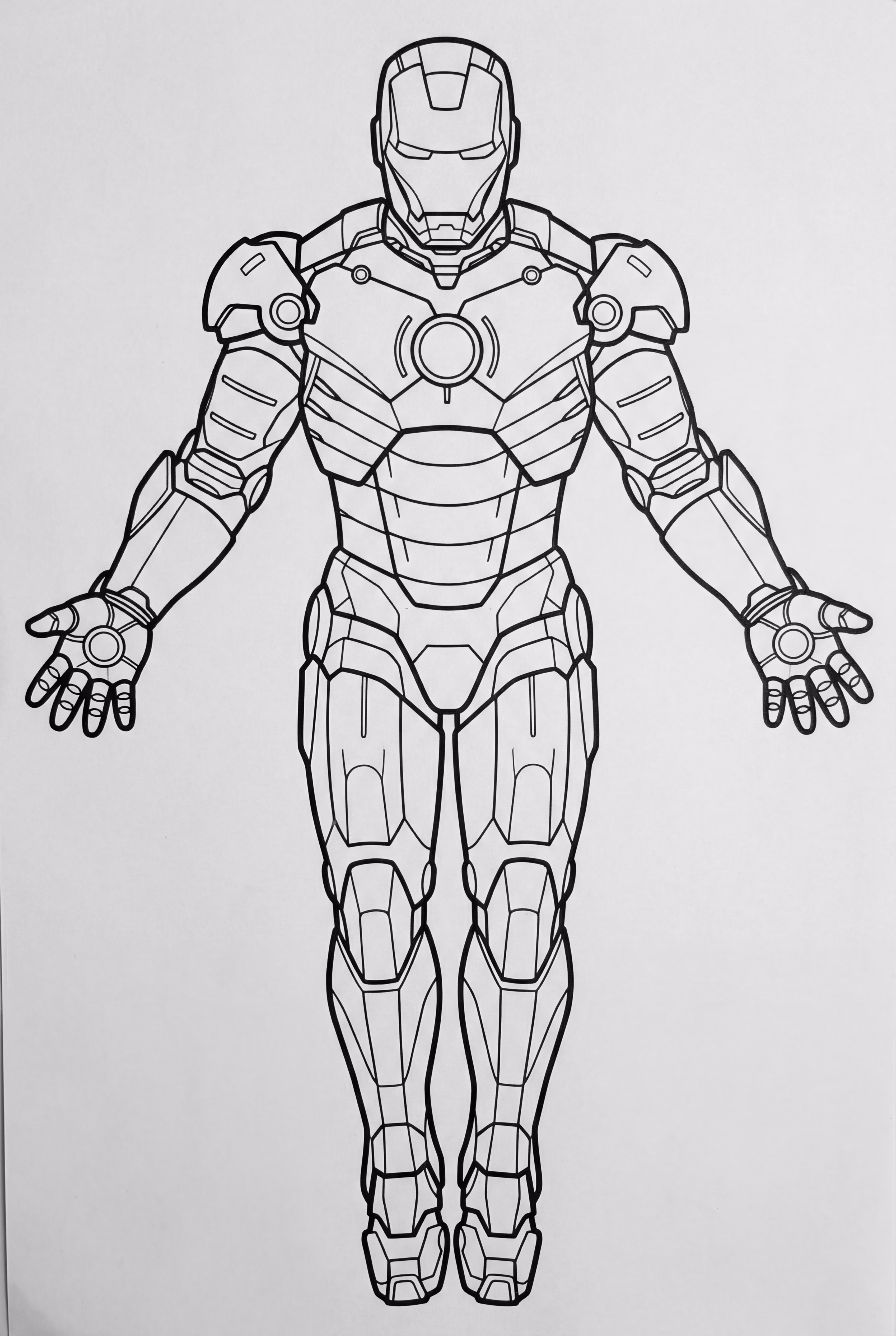 Iron Man Flying in the Sky