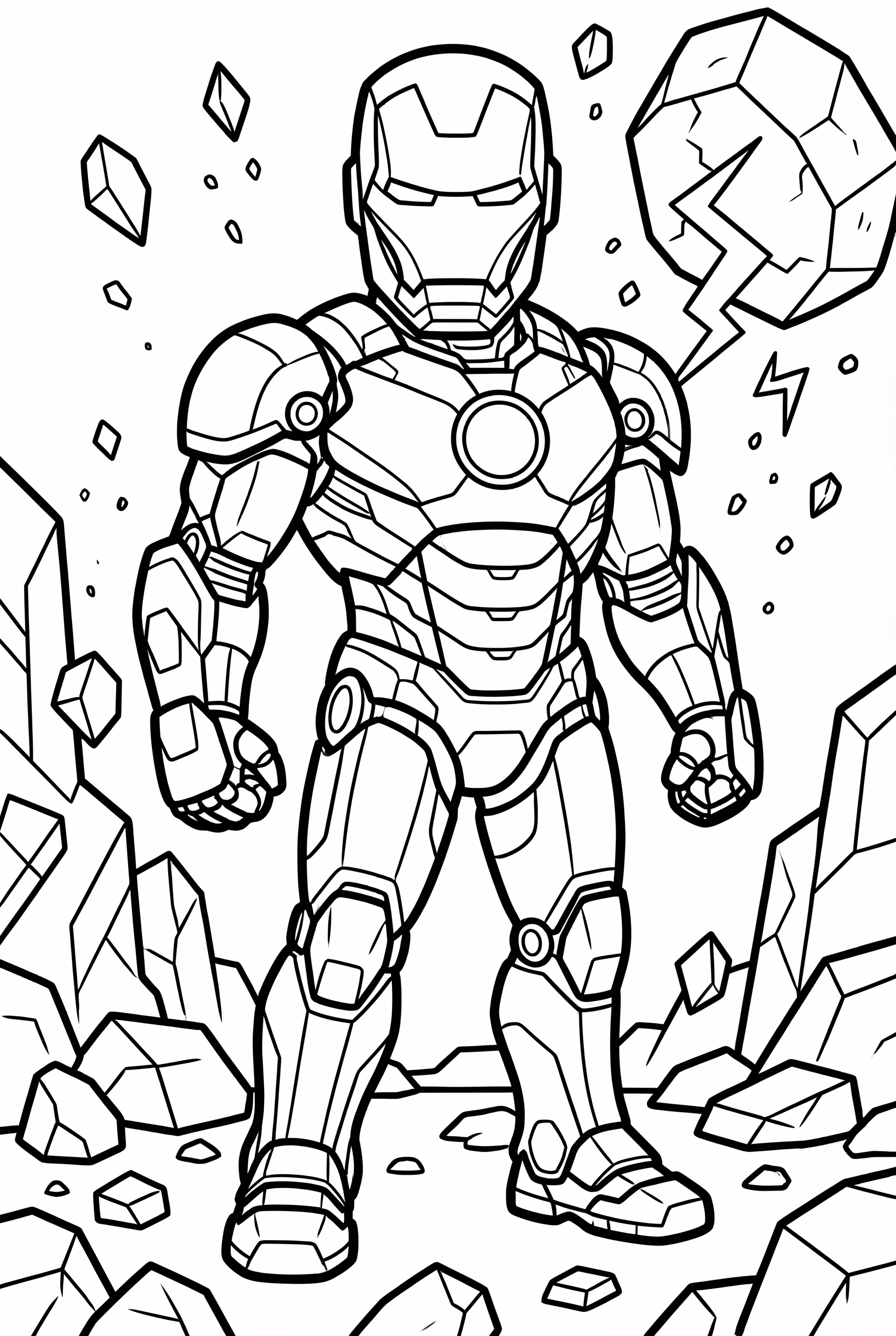 Iron Man in His Mark 85 Suit