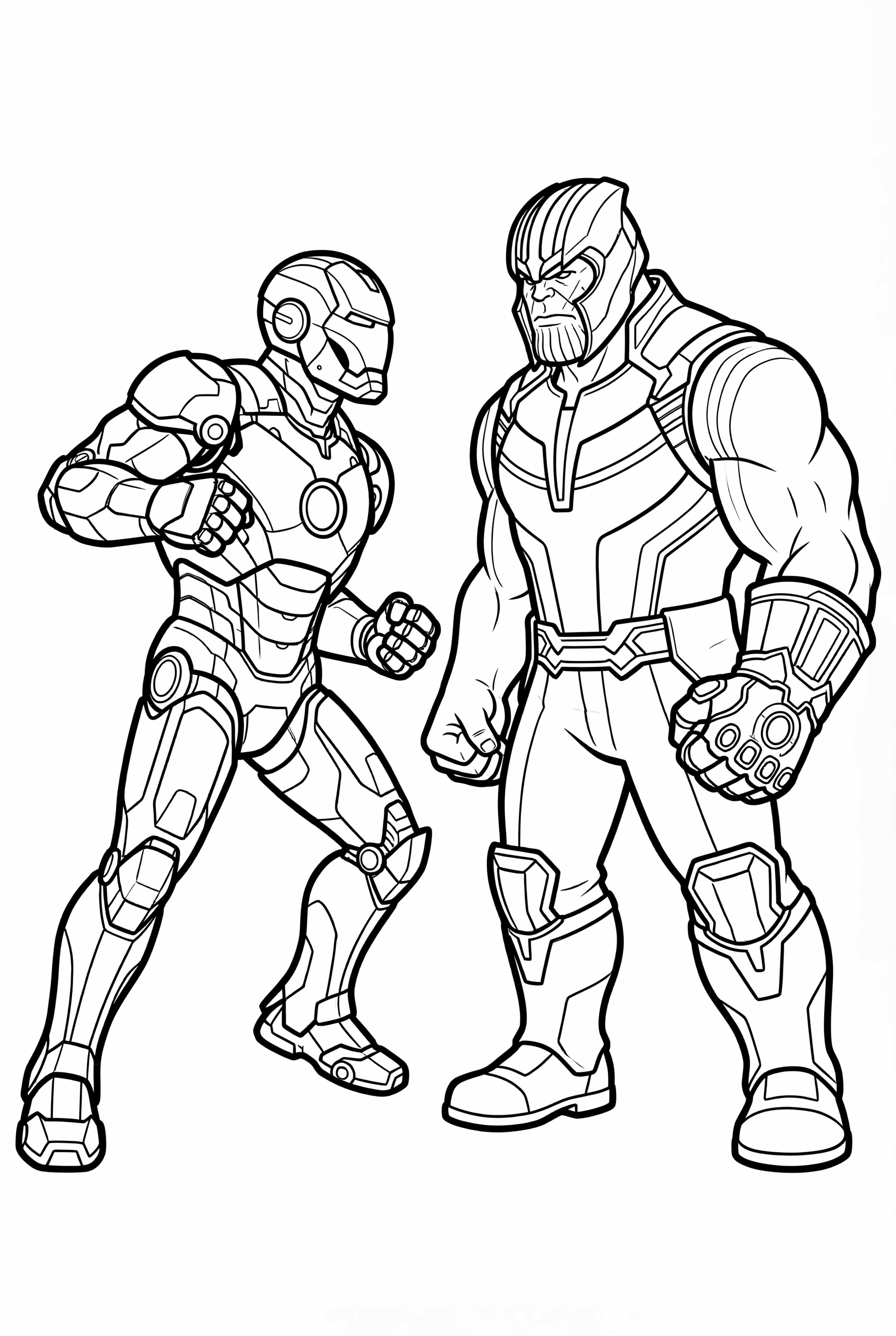 Iron Man's Epic Battle Against Thanos